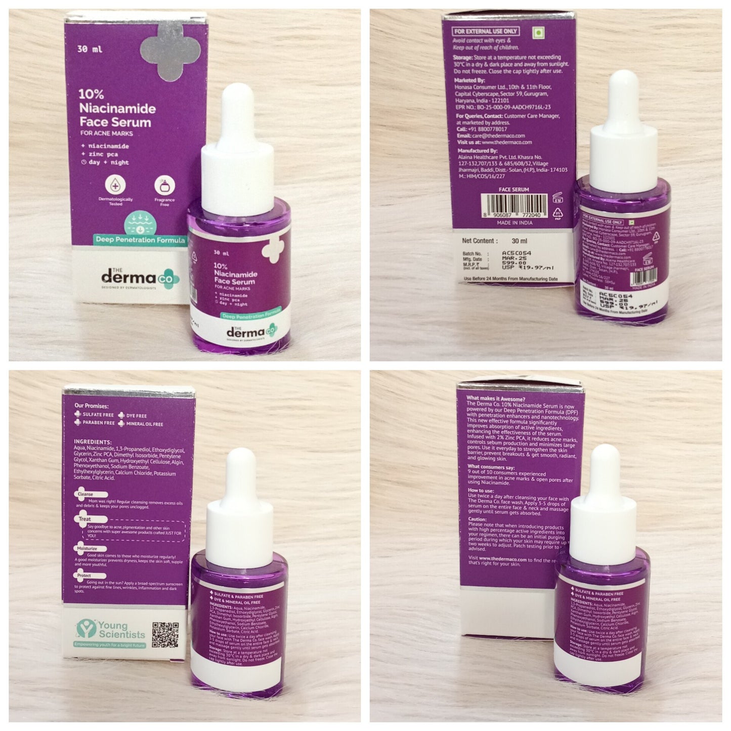 The Derma Co 10% Niacinamide Serum 30ml
