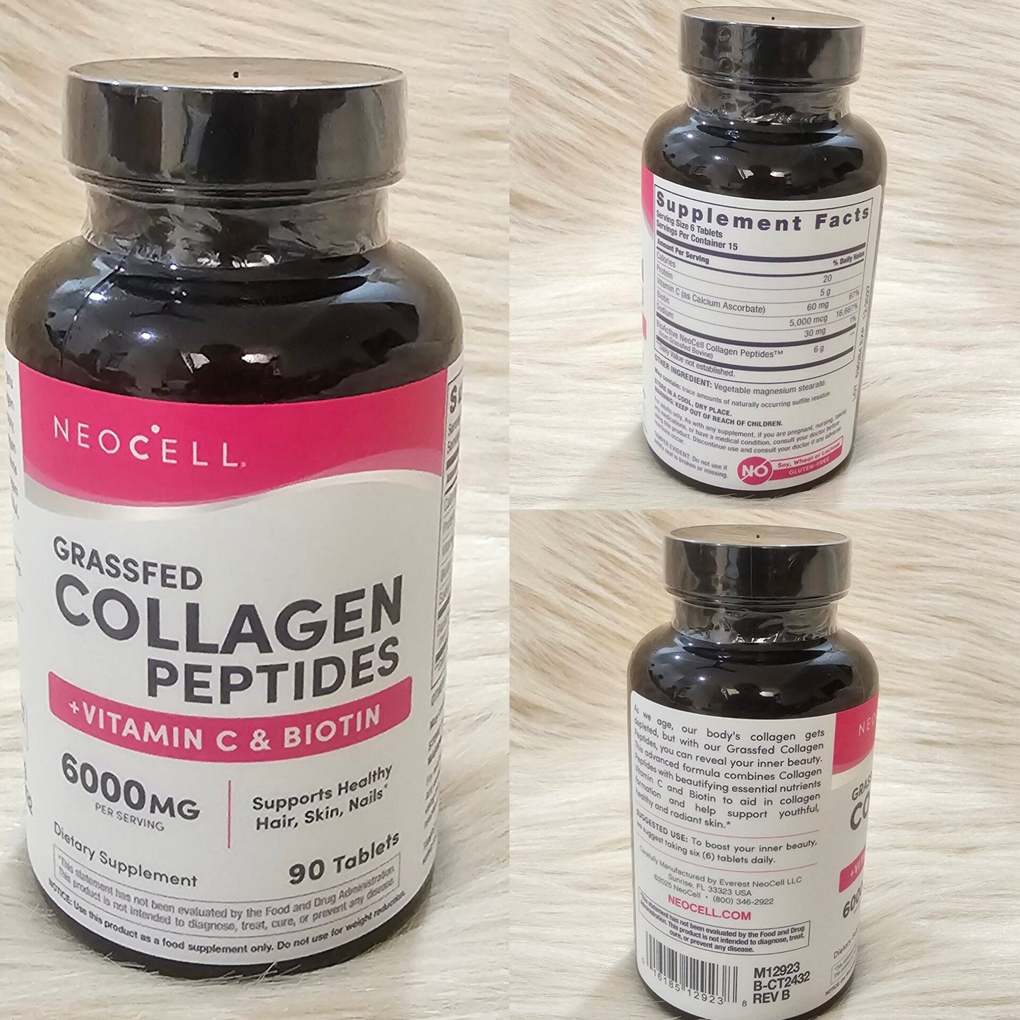 NeoCell Grassfed Collagen + C &amp; Biotin (90 Tablets)