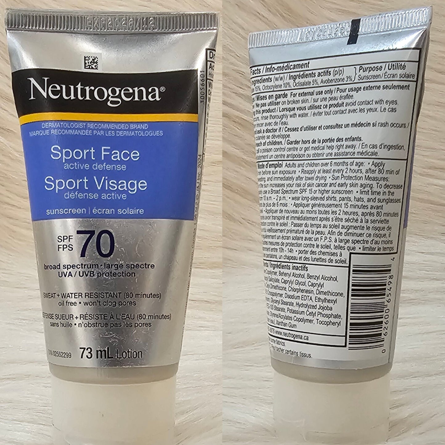 Neutrogena Sport Face Sunscreen SPF 70+ (73ml)