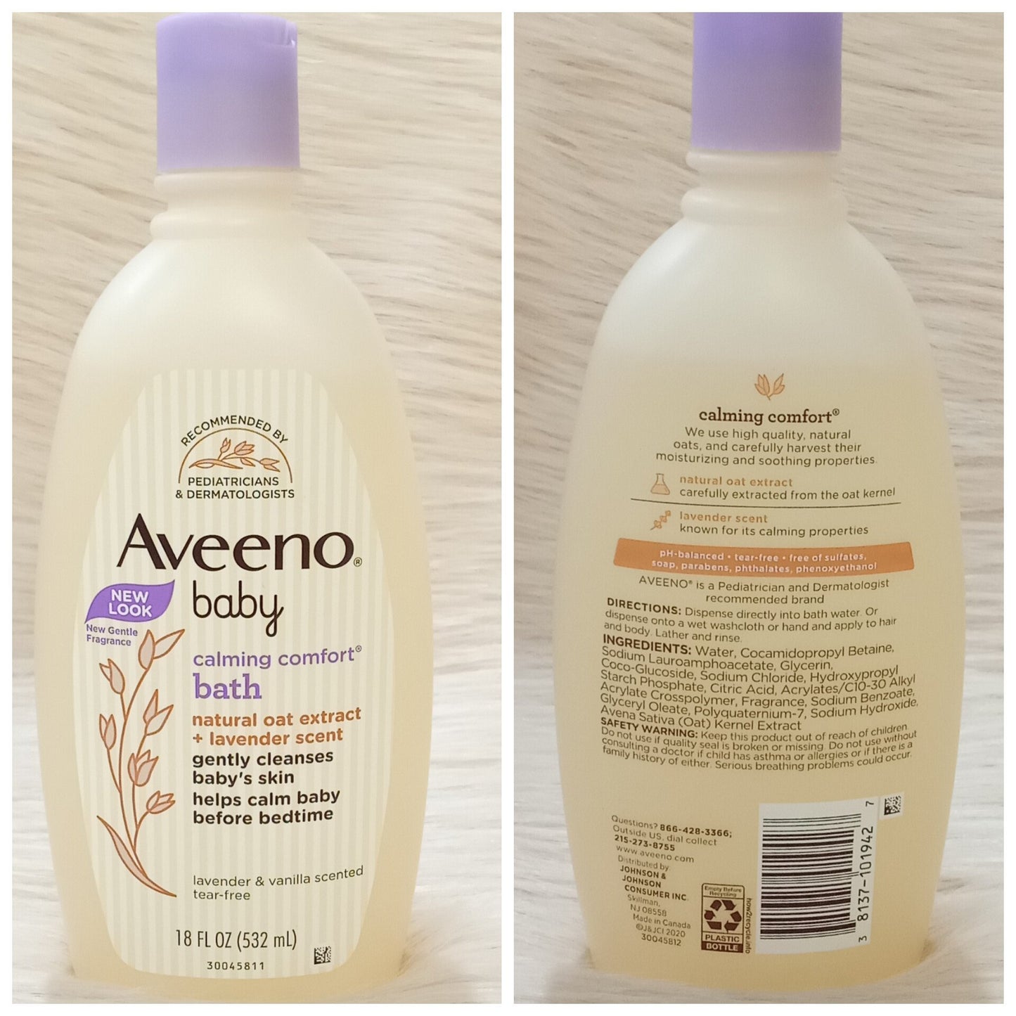 Aveeno Baby Calming Comfort Bath 532ml