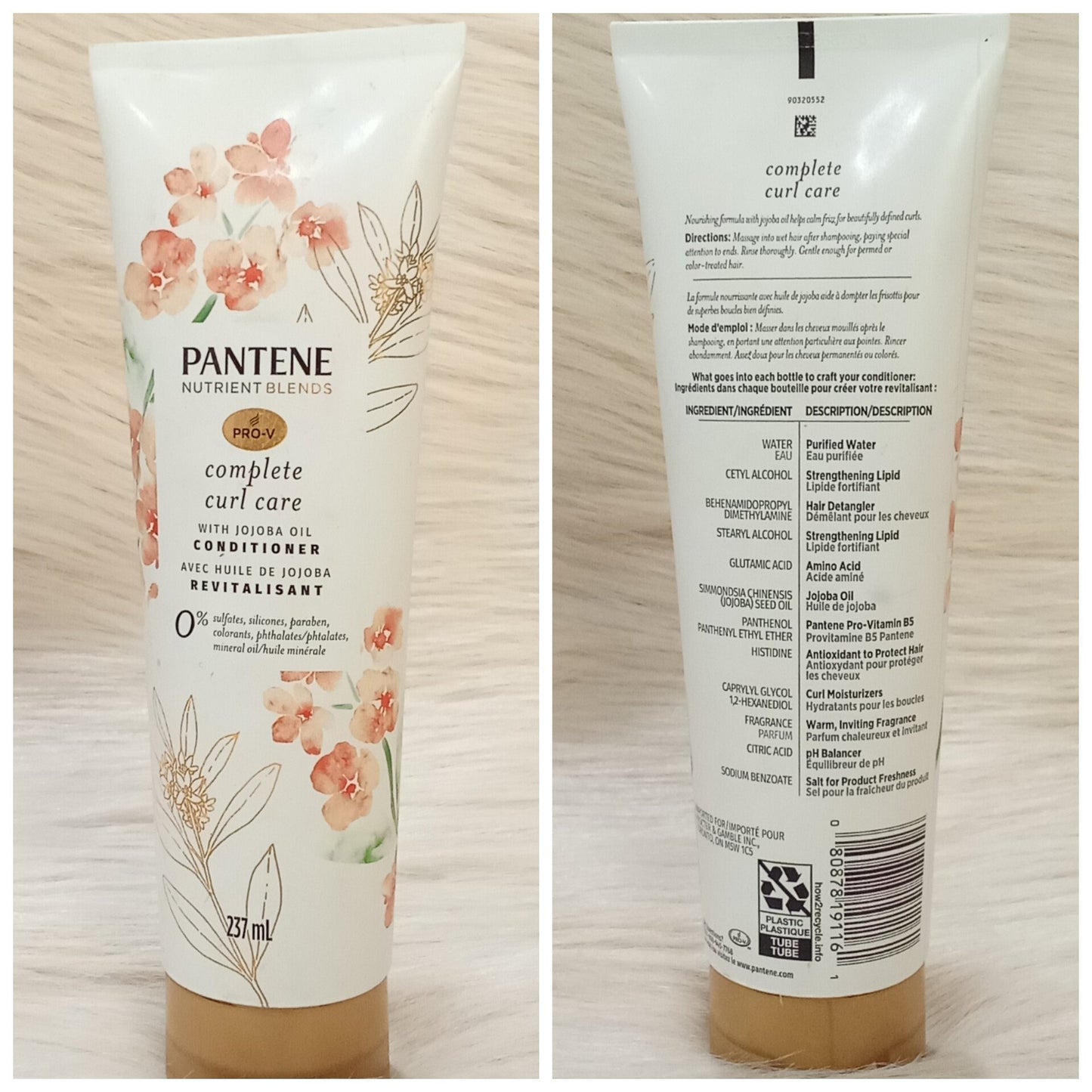 Pantene Sulfate-Free Curly Hair Conditioner (237ml)