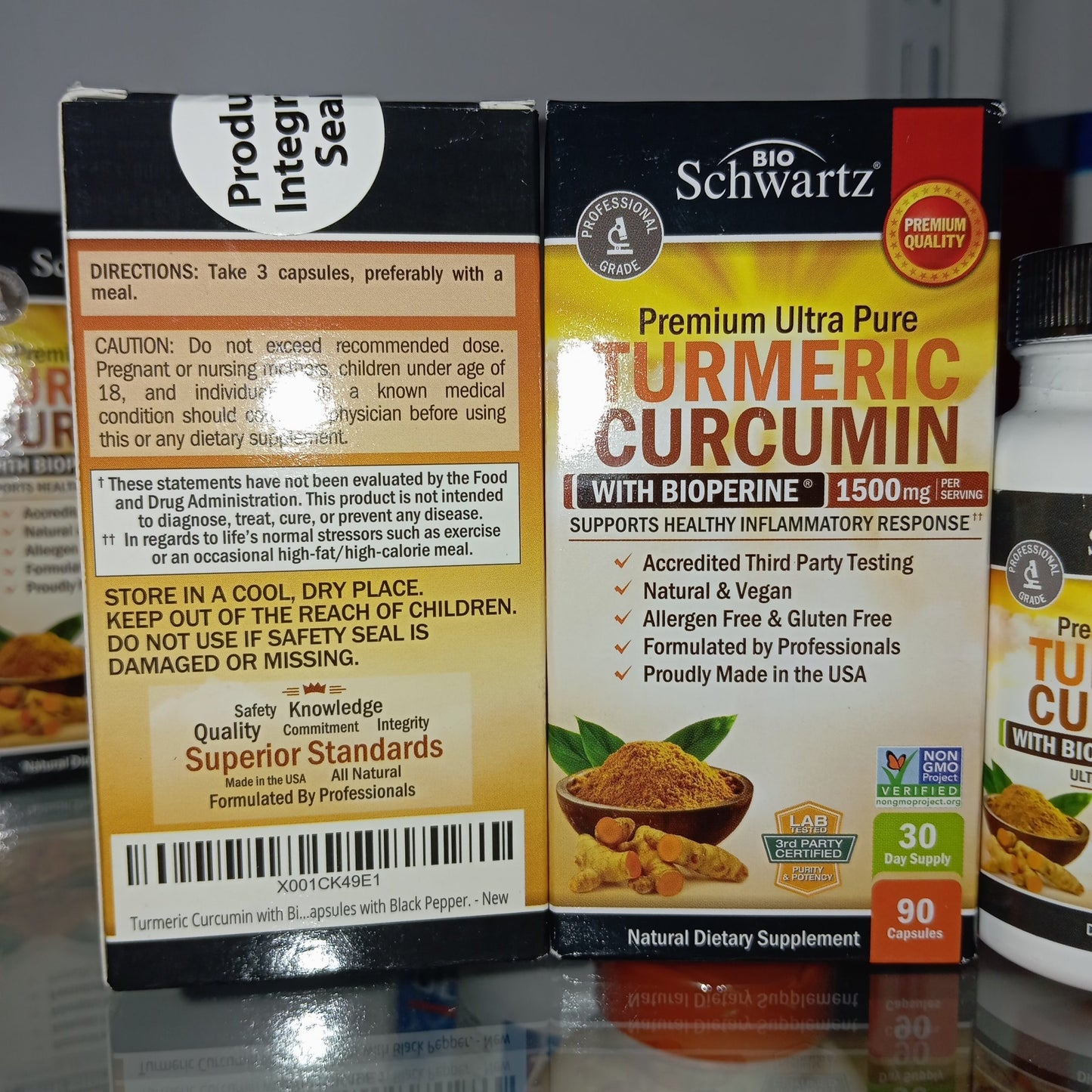 Turmeric Curcumin with BioPerine® 1500mg Capsules