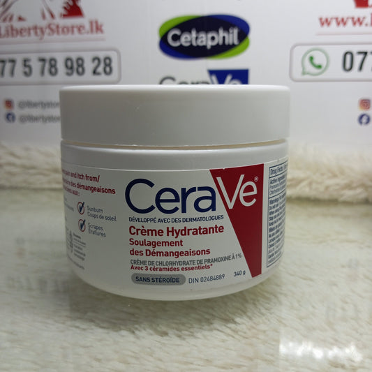 CeraVe Moisturizing Cream for Itch Relief 340g