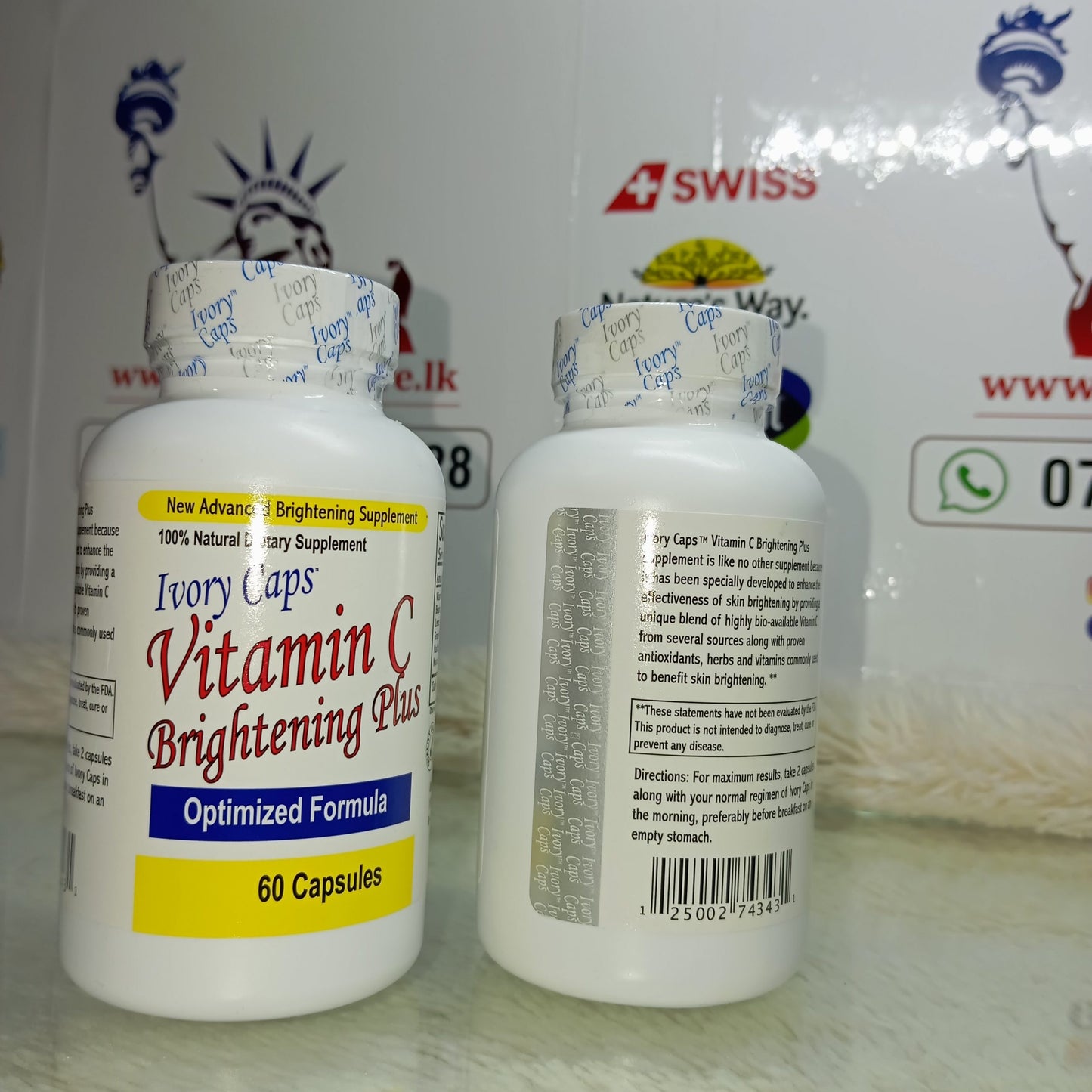 Ivory Caps Vitamin C Brightening Plus 60 Capsules