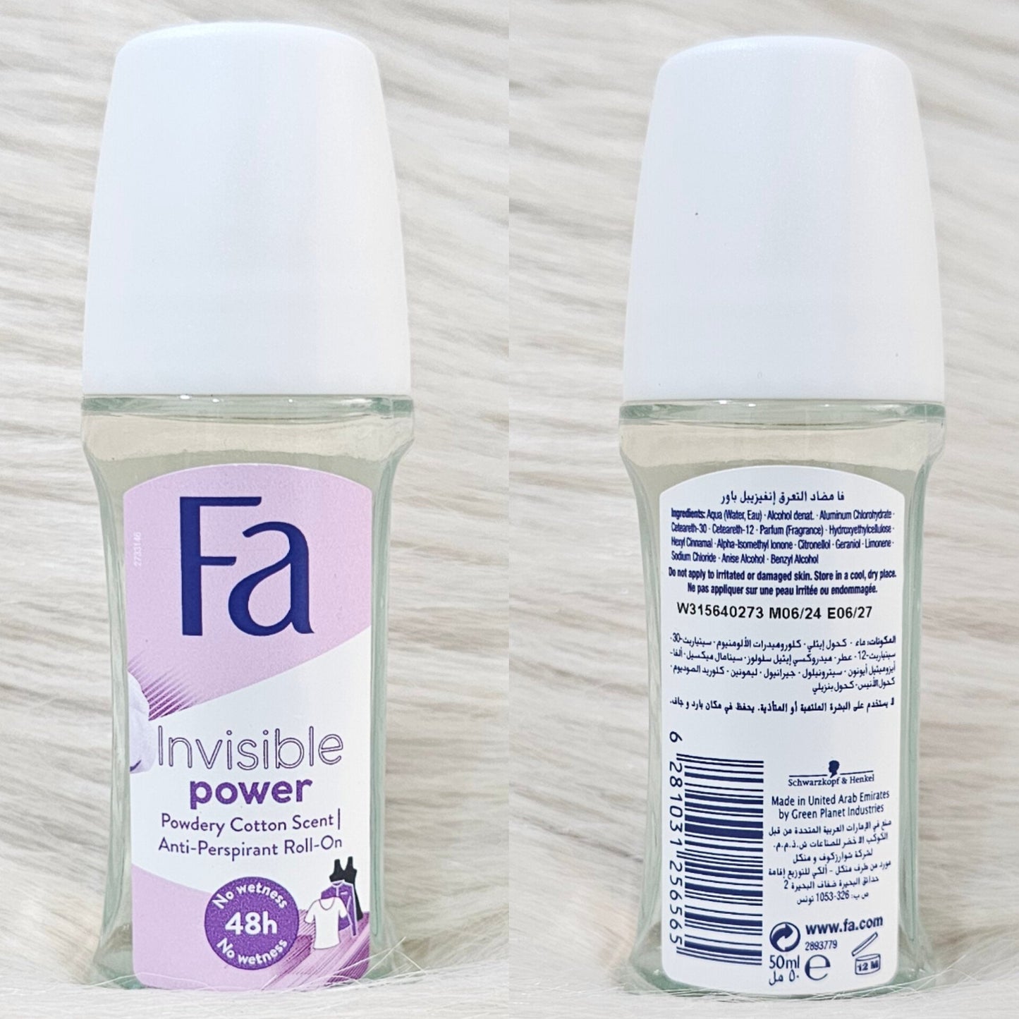 FA Invisible Protect Roll-On 50ml