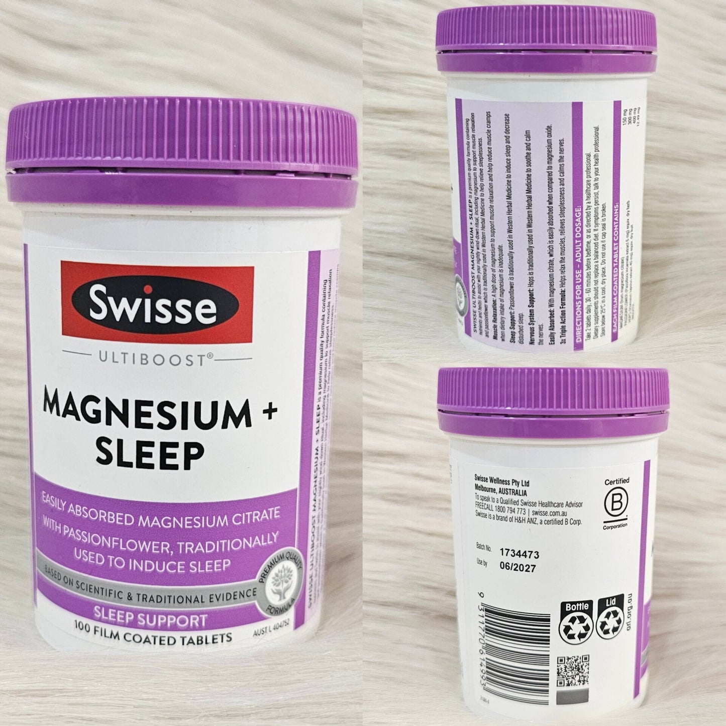 Swisse Ultiboost Magnesium + Sleep 100 Tablets