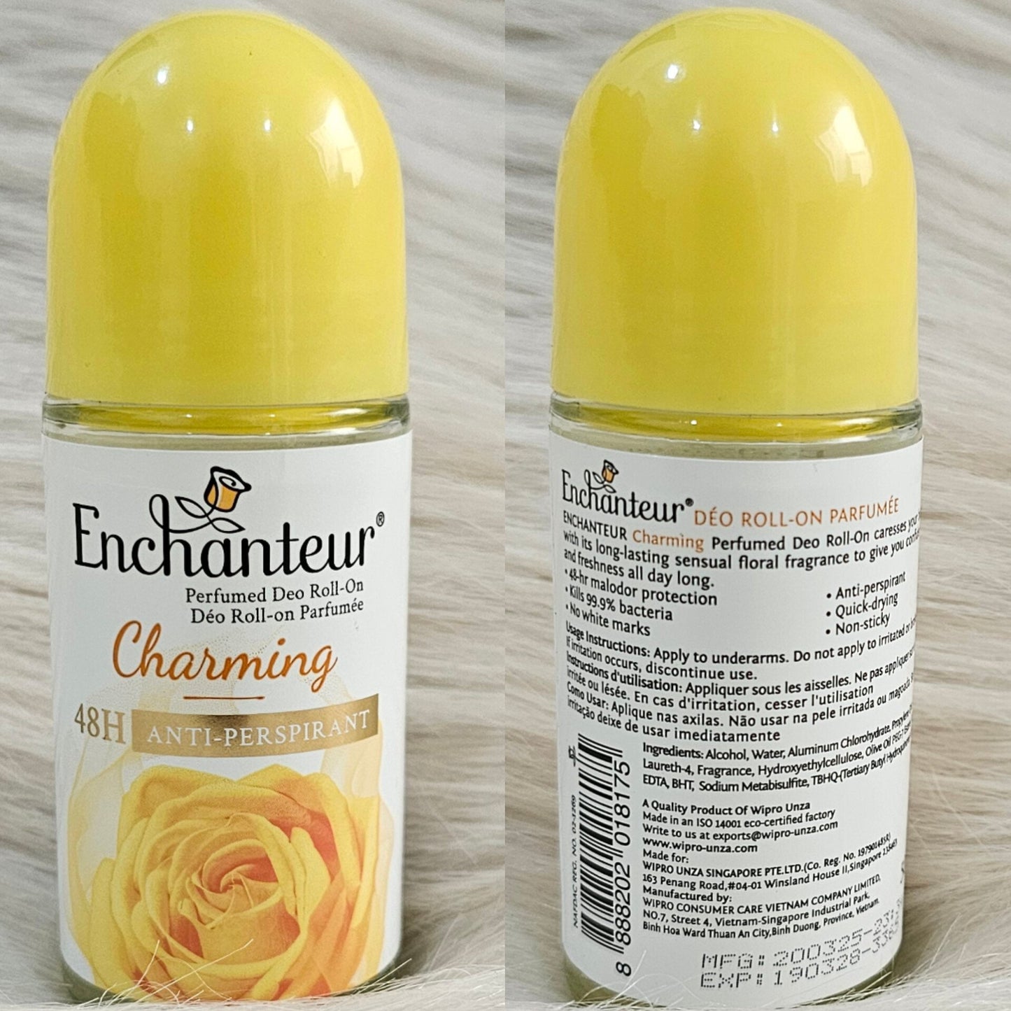 Enchanteur Charming Perfumed Roll-On Deo 50ml