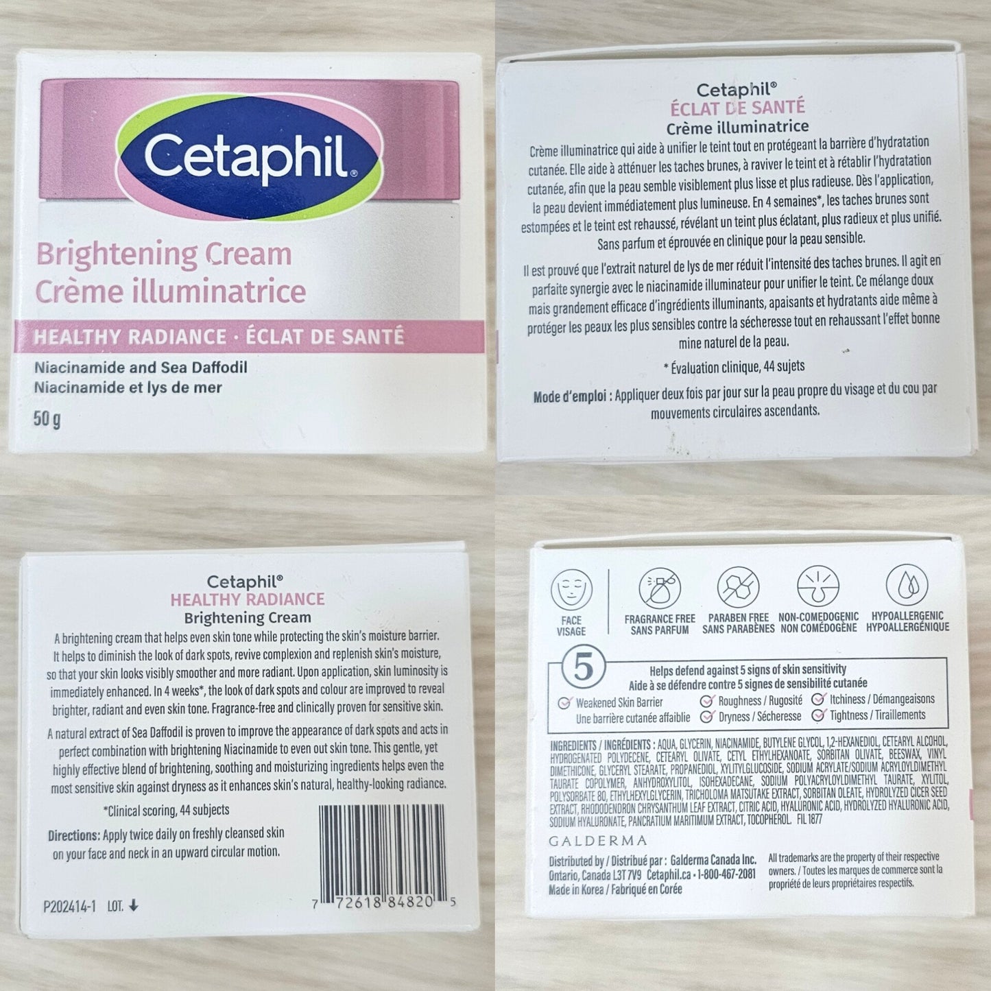 Cetaphil Healthy Radiance Brightening Cream 50g