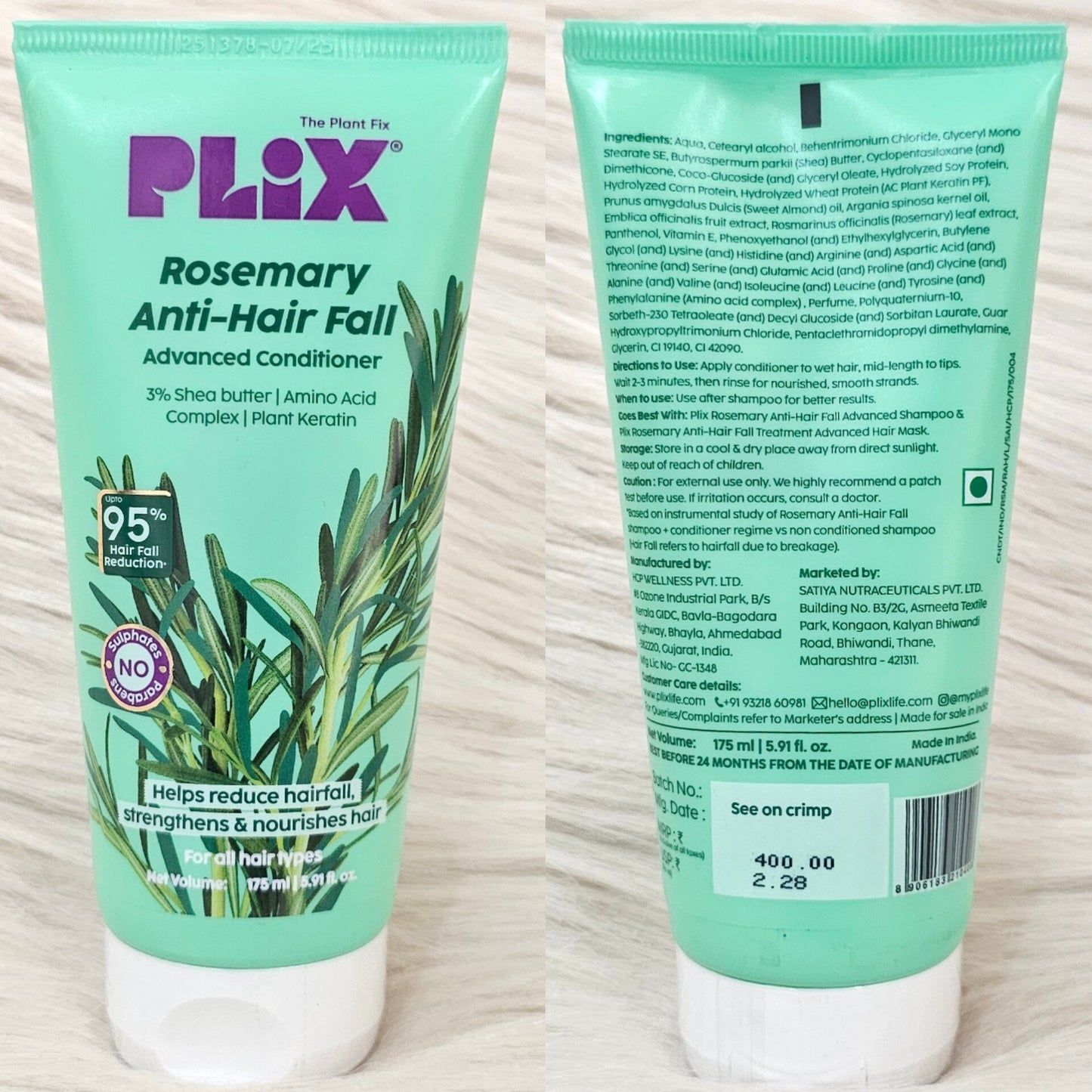 Plix Rosemary Anti Hair Fall Advanced Conditioner 175ml