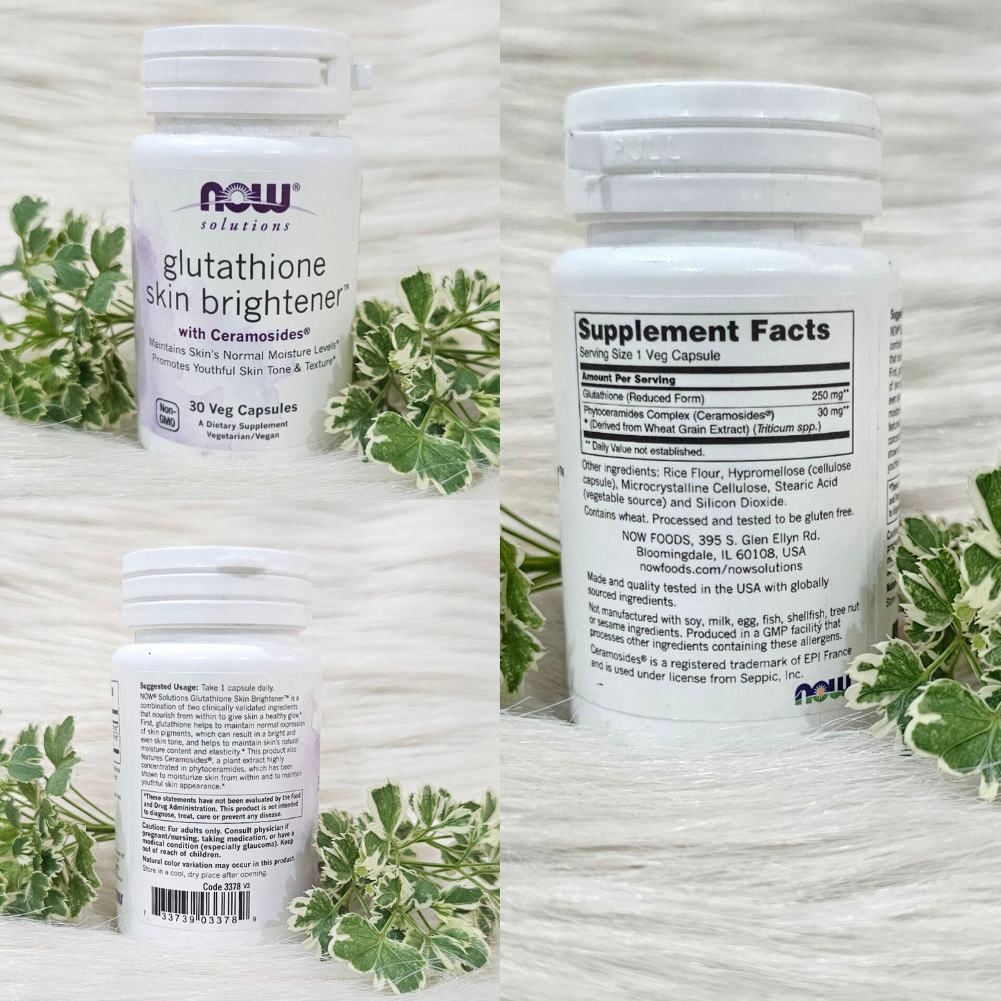 ( Discounted Product ) NOW Foods Glutathione Skin Brightener Capsules