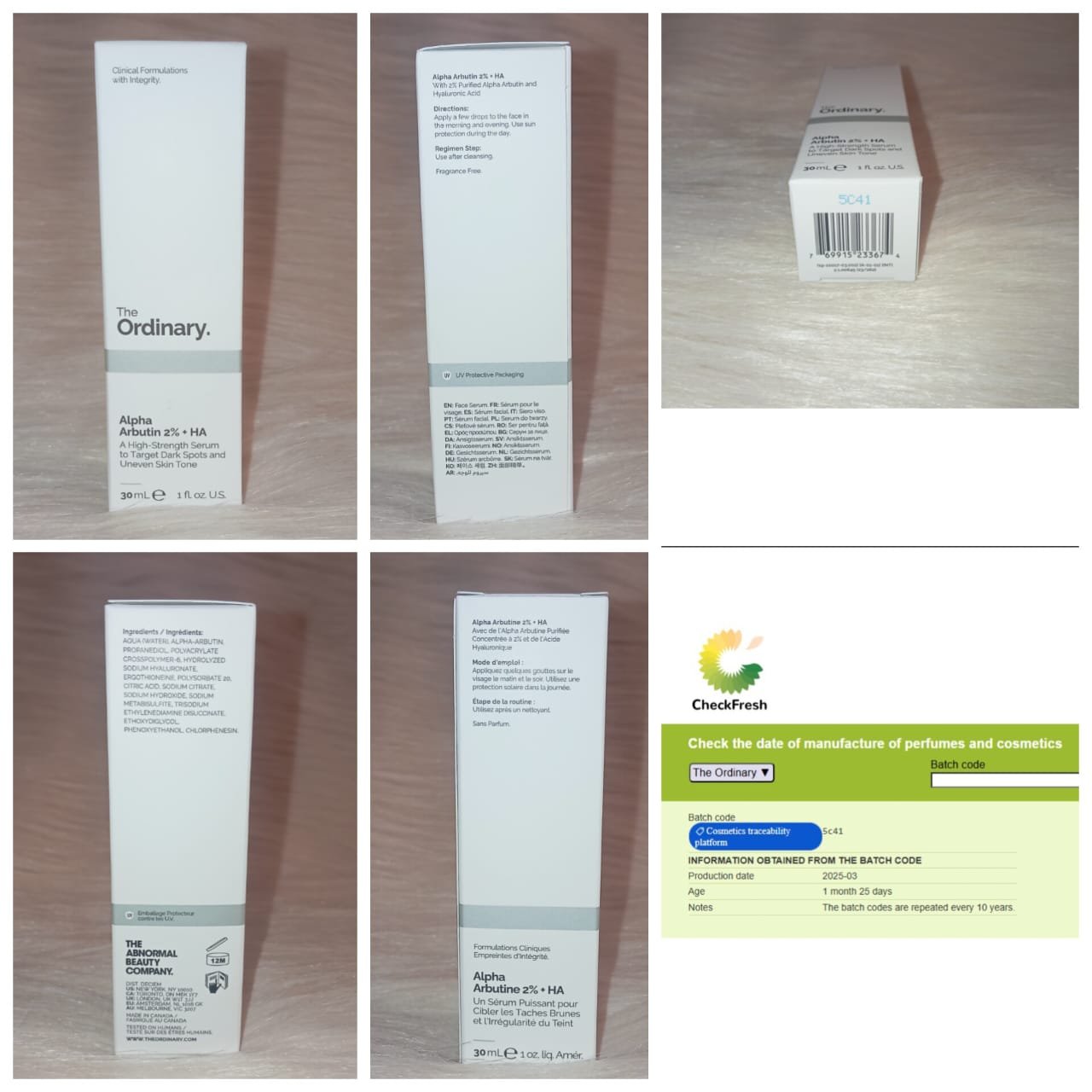 The Ordinary Alpha Arbutin 2% + Hyaluronic Acid Serum