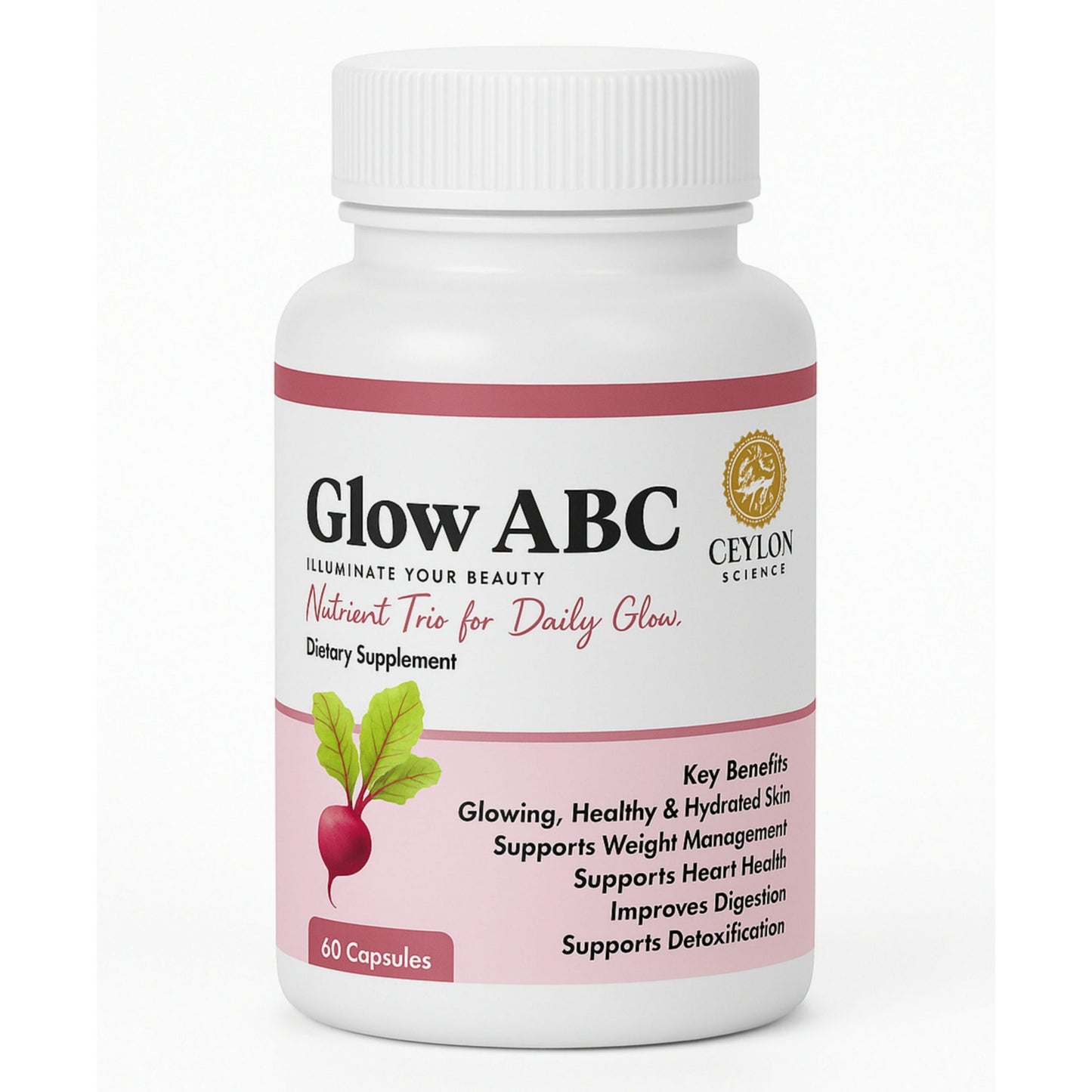 Ceylon Science Glow ABC (60 Veg Capsules)