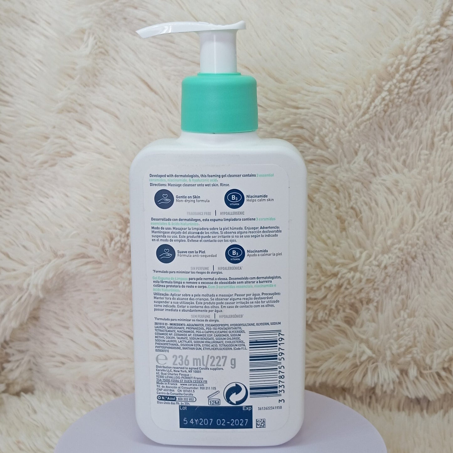CeraVe Foaming Facial Cleanser 236ml
