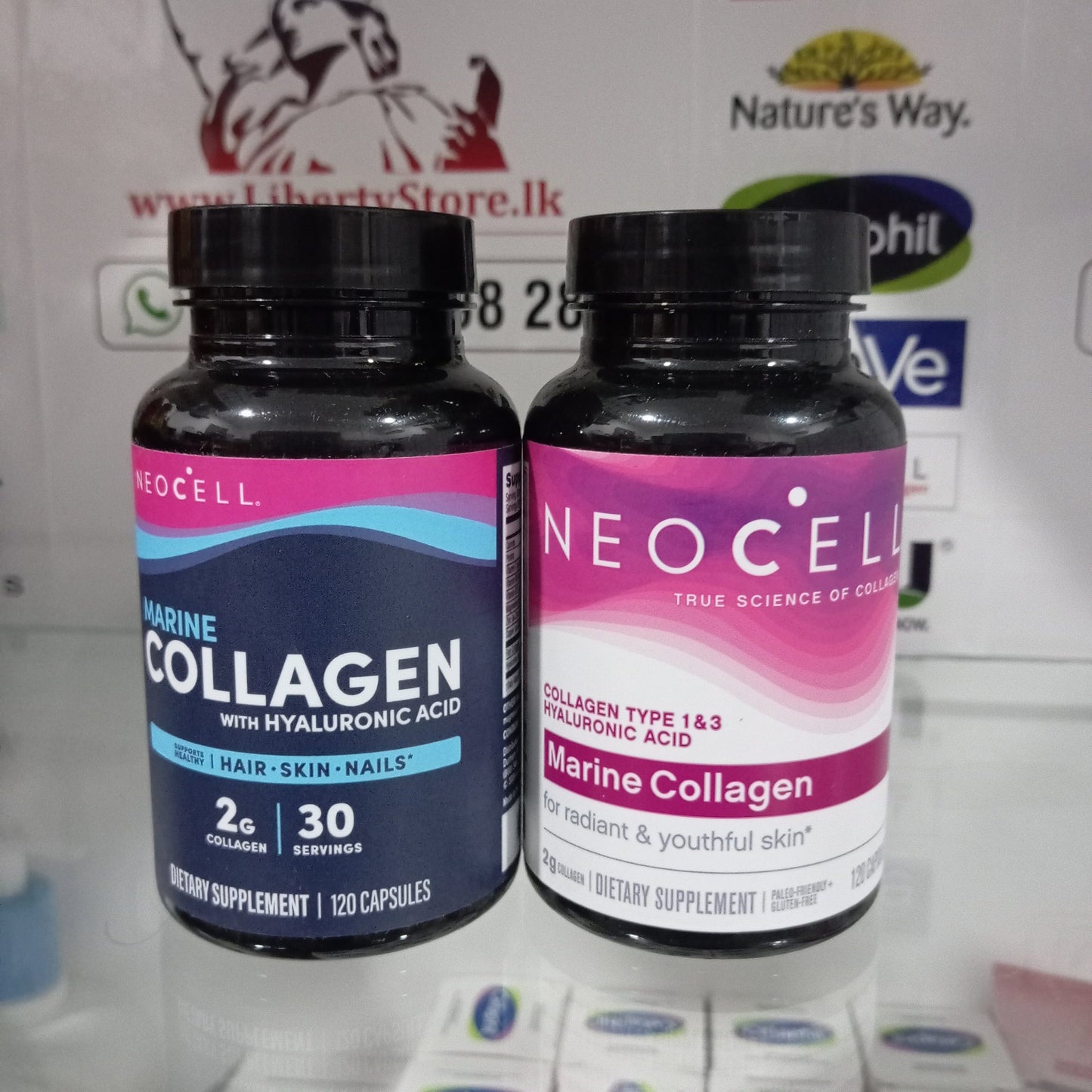 NeoCell Marine Collagen with Hyaluronic Acid – 120 Capsules