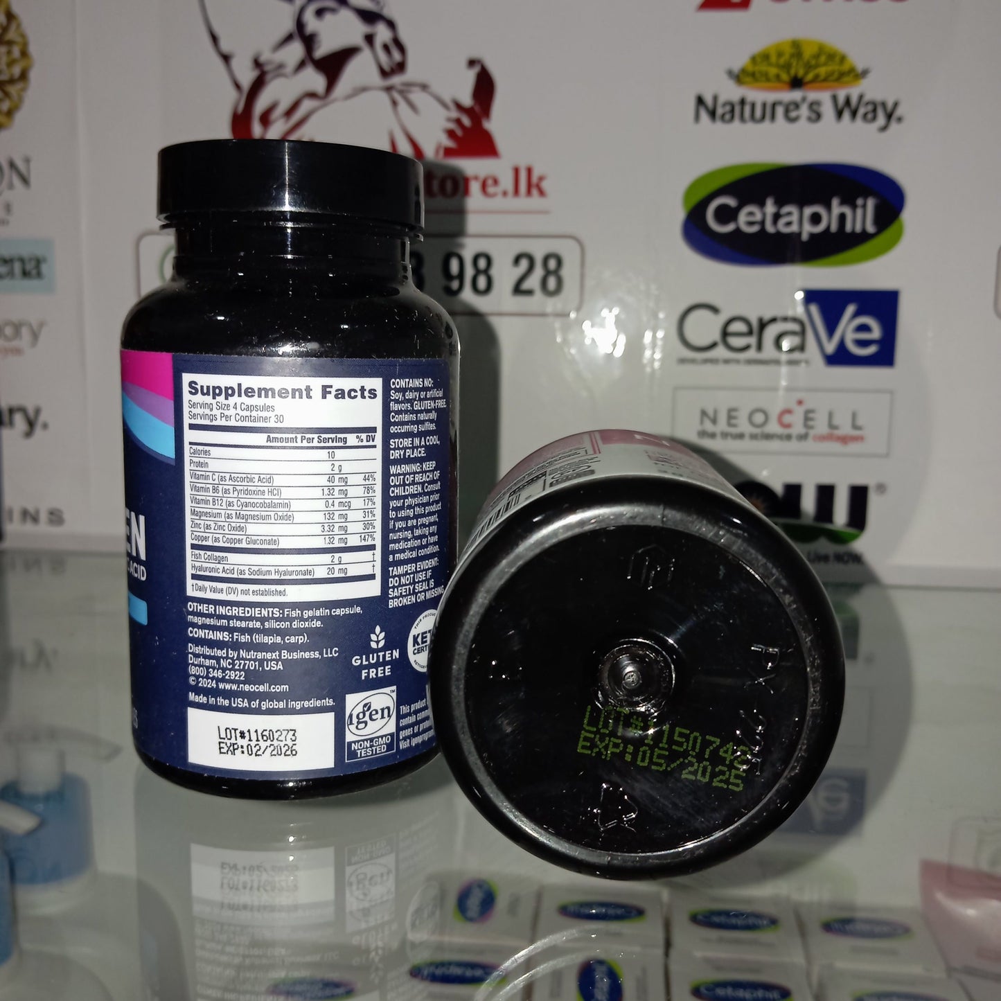 NeoCell Marine Collagen with Hyaluronic Acid – 120 Capsules