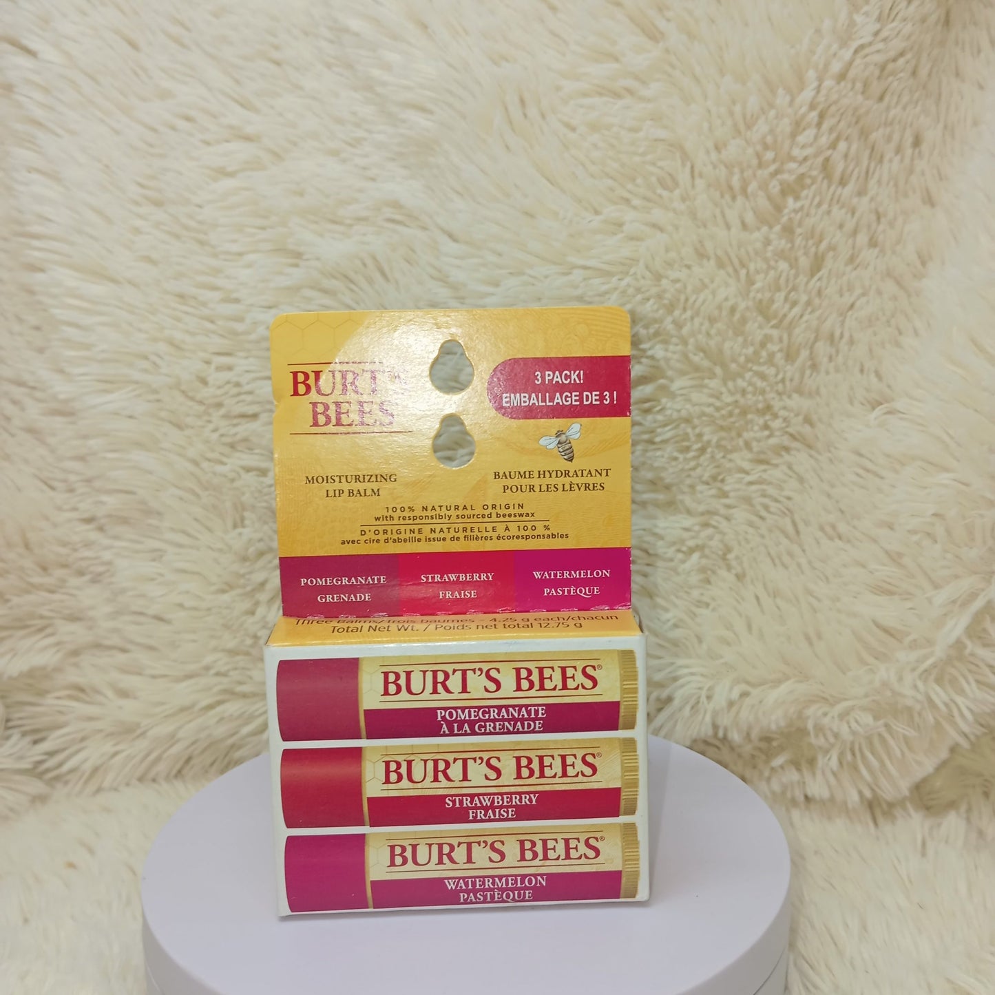 Burt’s Bees 100% Natural Lip Balm (3 Pack)