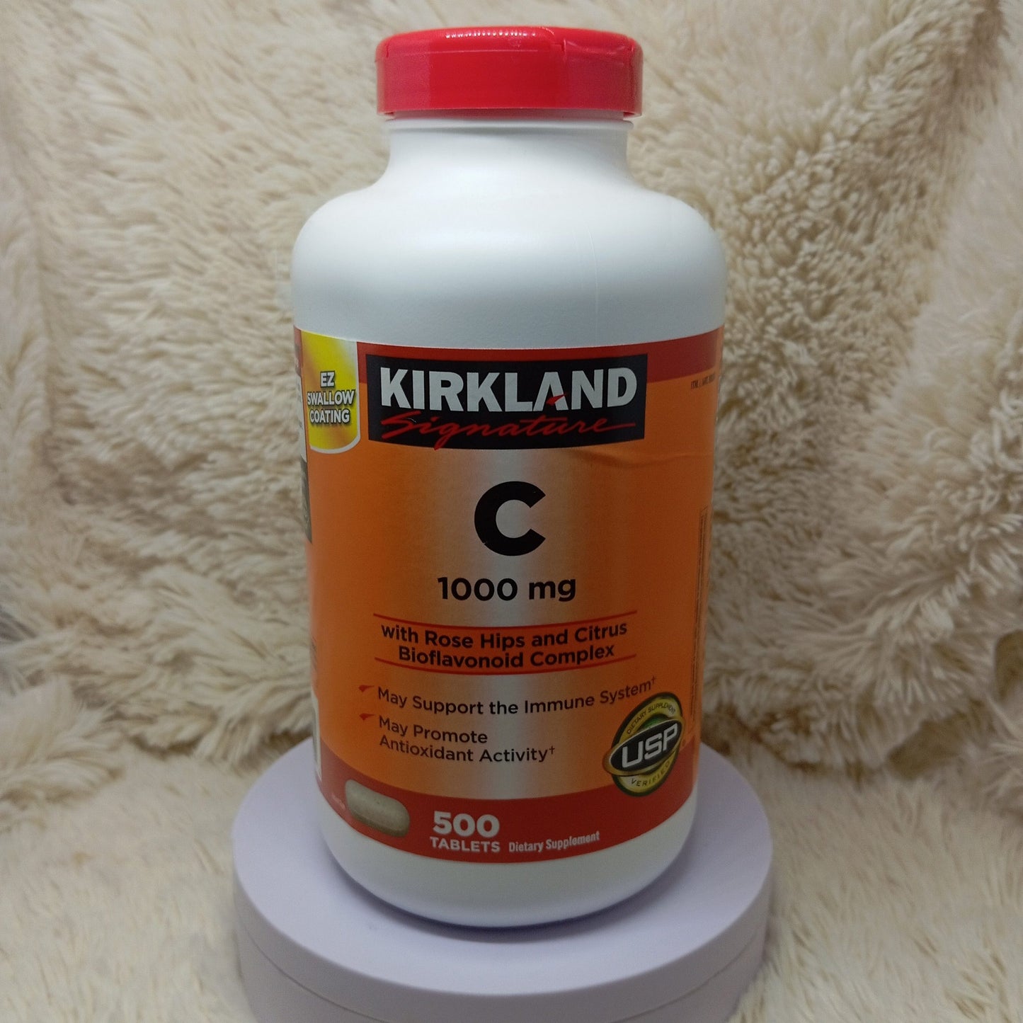 Kirkland Vitamin C 1000mg with Rose Hips – 500 Tablets