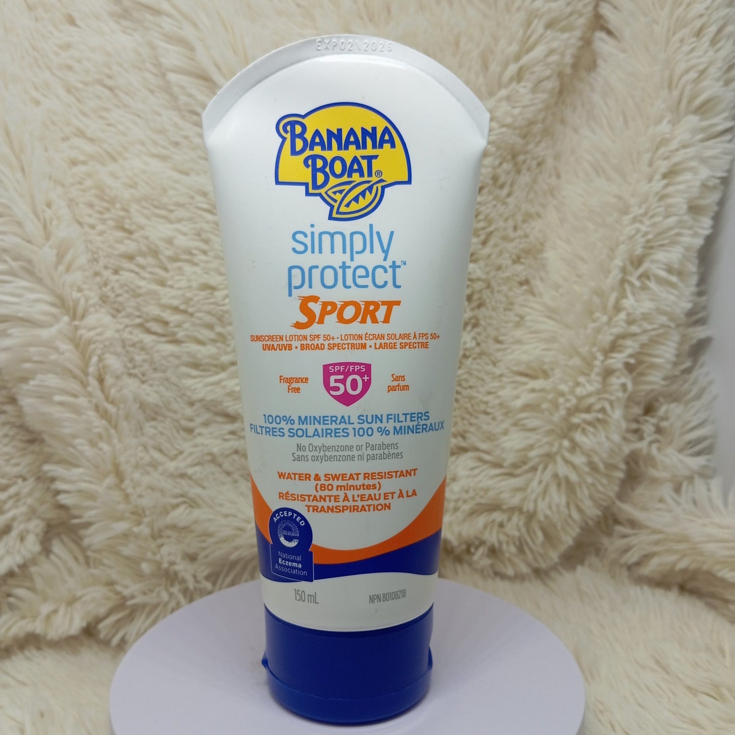 Banana Boat Simply Protect Sport Sunscreen SPF50 Lotion 6oz