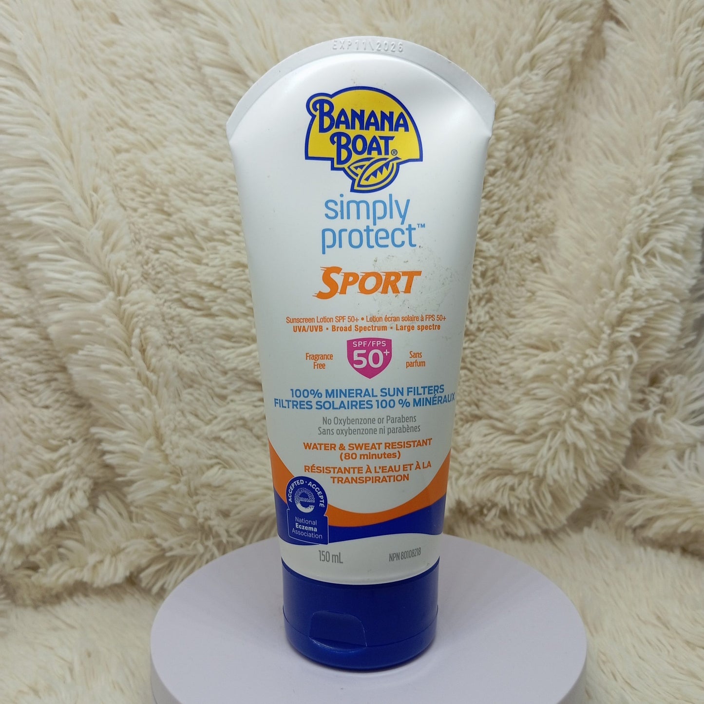 Banana Boat Simply Protect Sport Sunscreen SPF50 Lotion 6oz