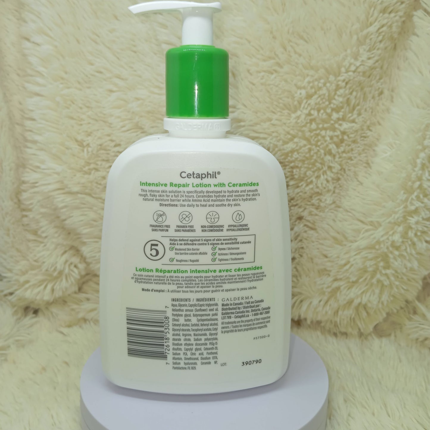 Cetaphil Intensive Repair Lotion with Ceramides | Hydrating and Restoring Formula for Dry to Very Dry Skin 473ml
