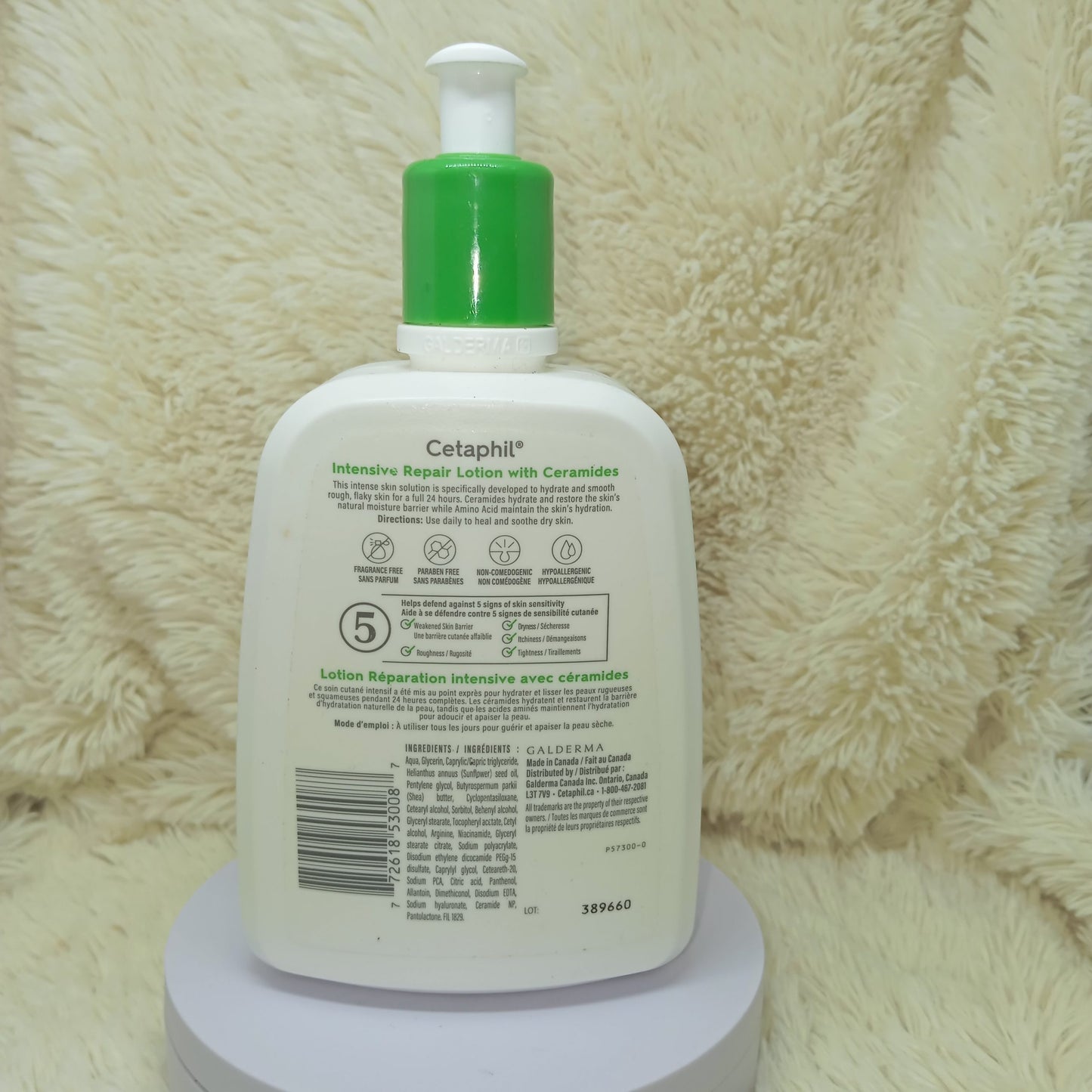 Cetaphil Intensive Repair Lotion with Ceramides | Hydrating and Restoring Formula for Dry to Very Dry Skin 473ml