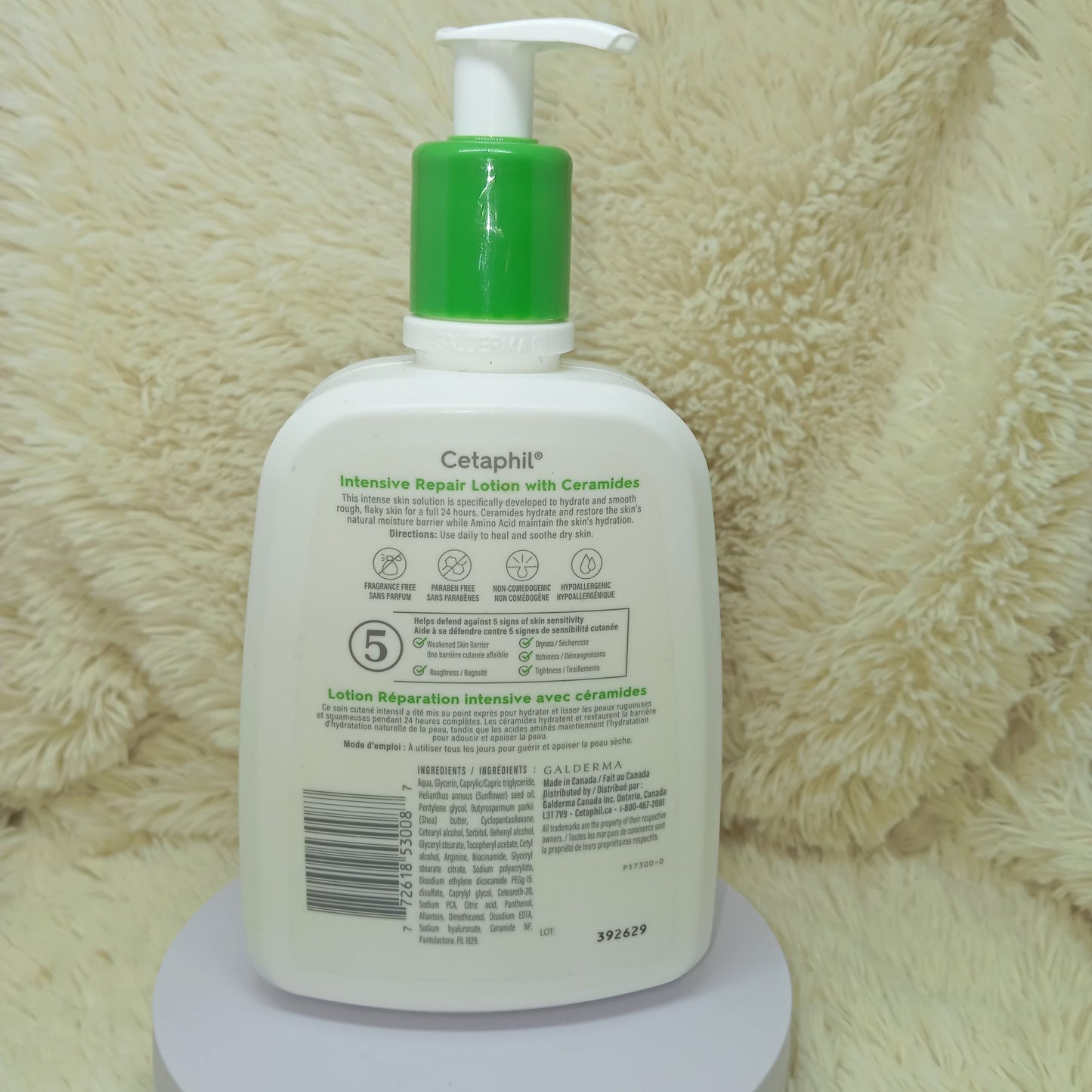 Cetaphil Intensive Repair Lotion with Ceramides | Hydrating and Restoring Formula for Dry to Very Dry Skin 473ml