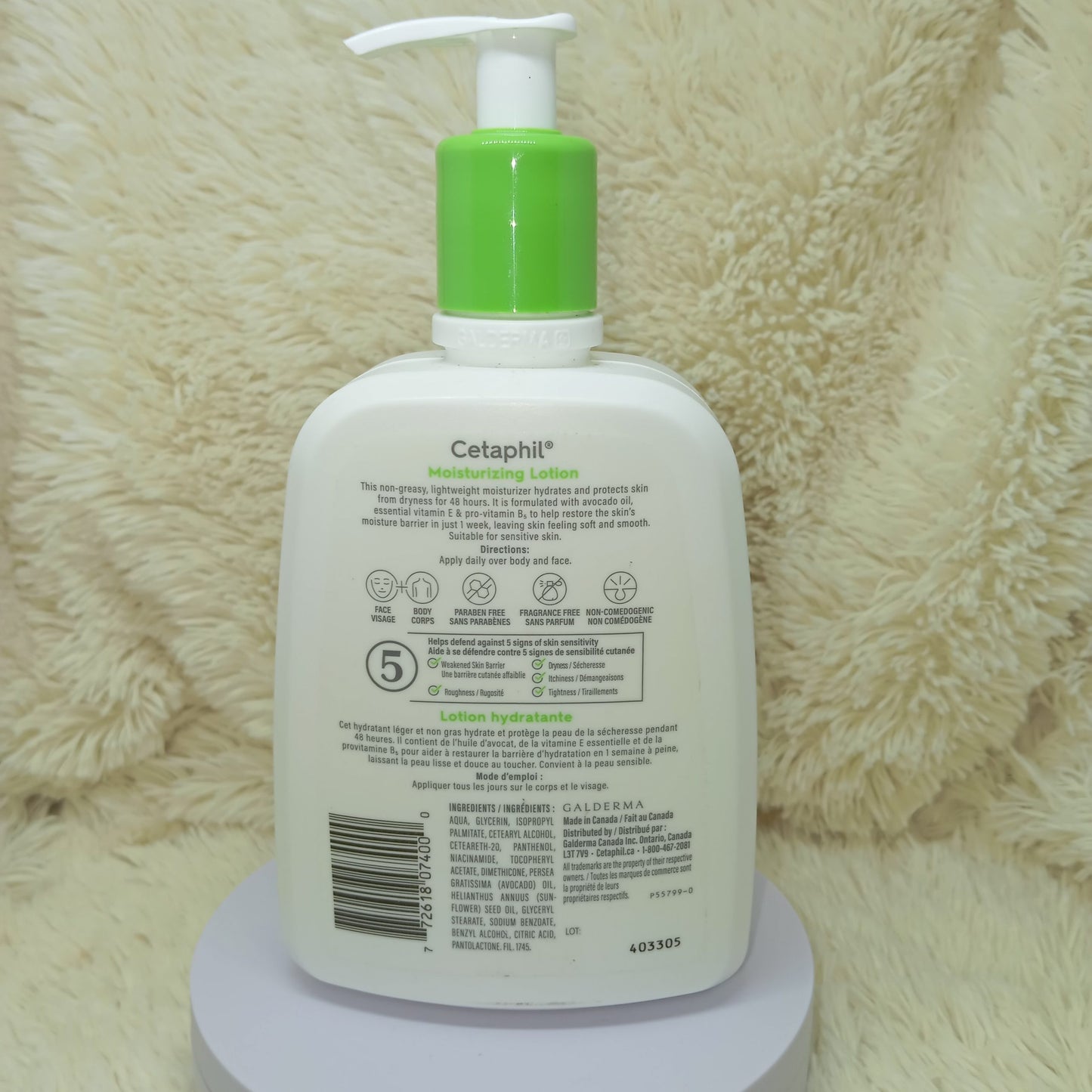 Cetaphil Moisturizing Lotion 500ml (Face & Body)
