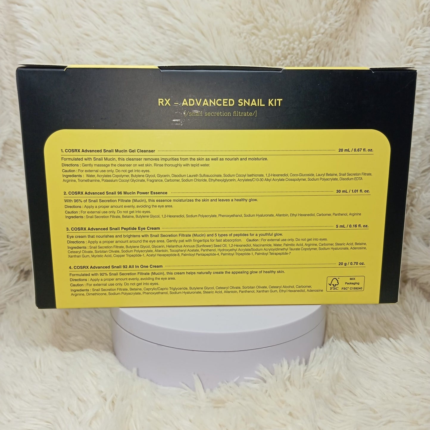 COSRX Snail Mucin Skincare Set