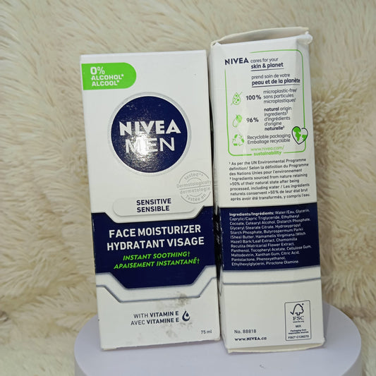 NIVEA Men Sensitive Skin Moisture Cream 75ml