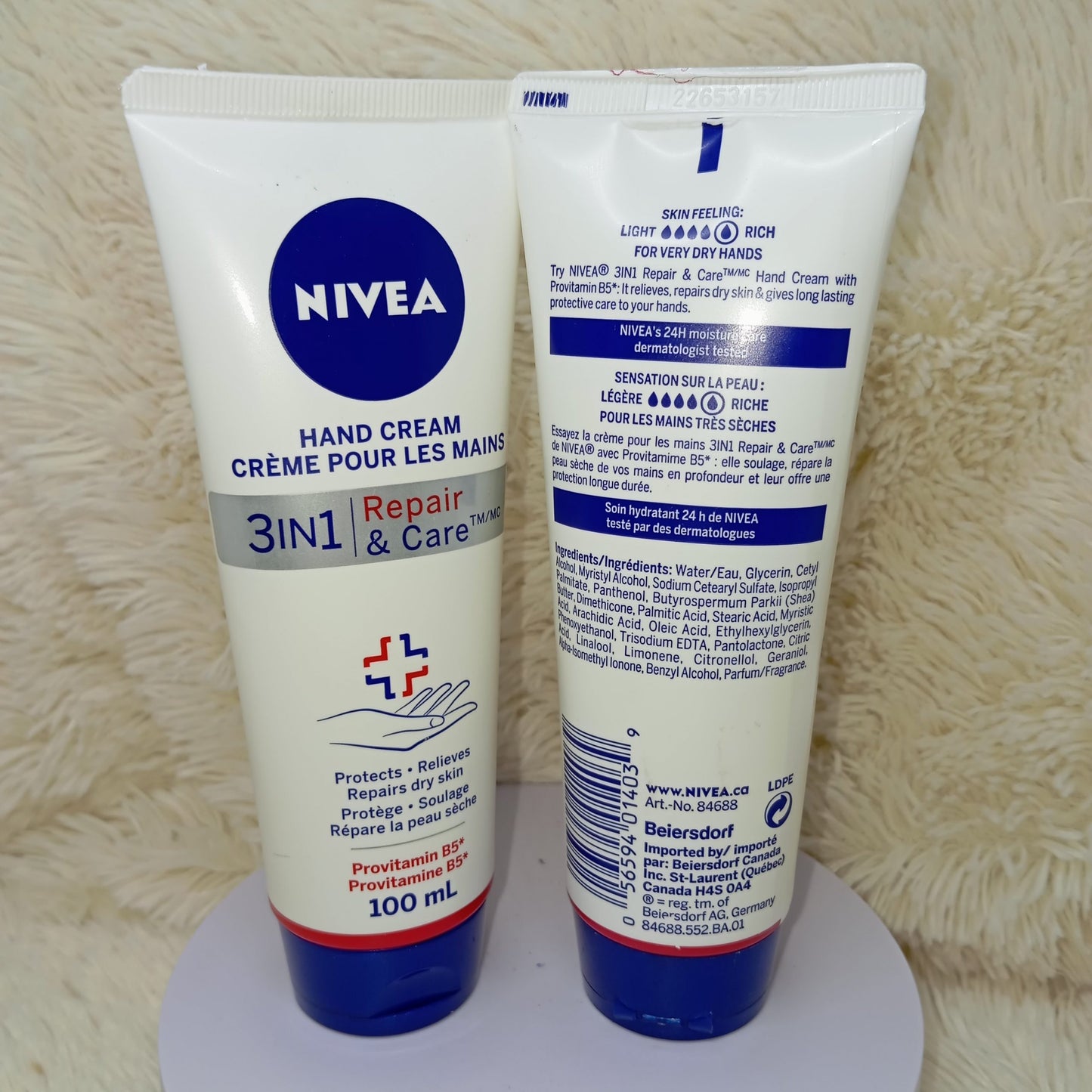 ( Discounted Product ) Nivea Repair & Care 3-in-1 Hand Cream – 100 ml