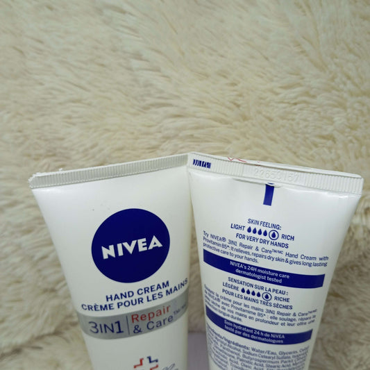 ( Discounted Product ) Nivea Repair & Care 3-in-1 Hand Cream – 100 ml