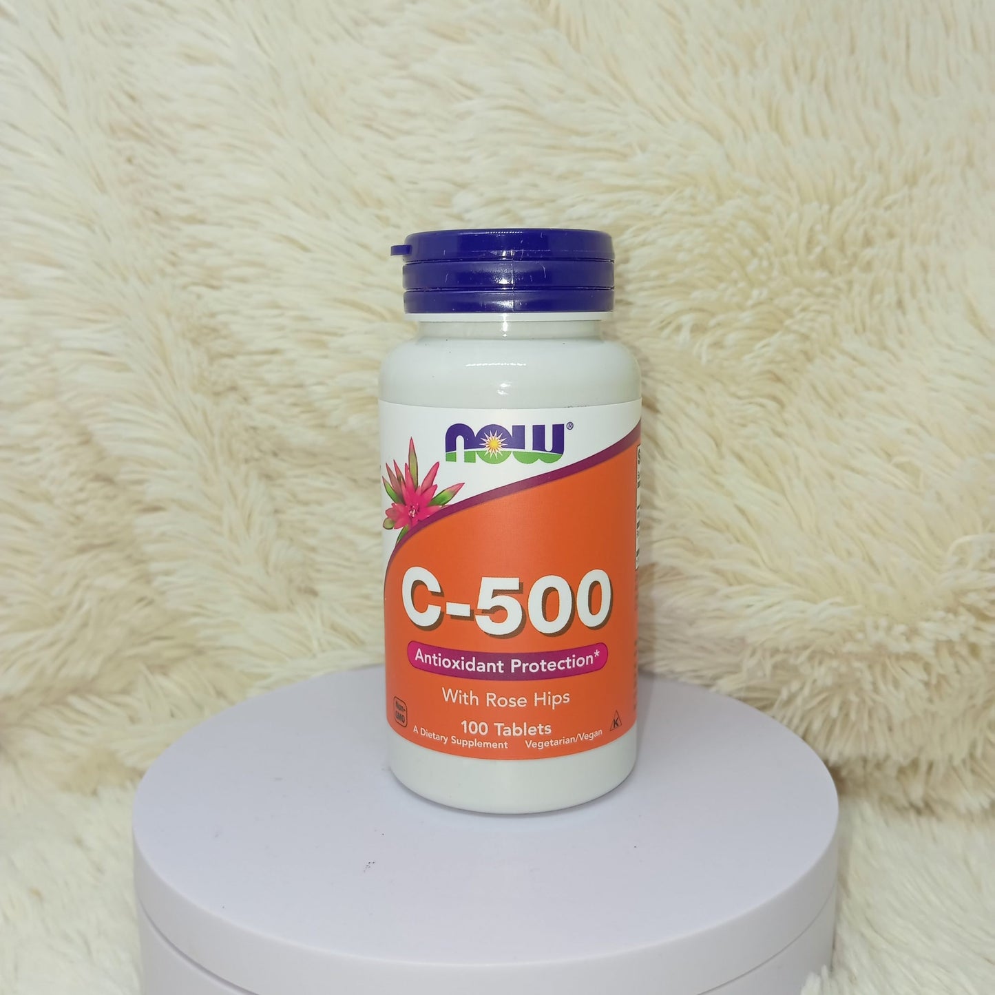 NOW Foods Vitamin C-500 (100 Tablets)