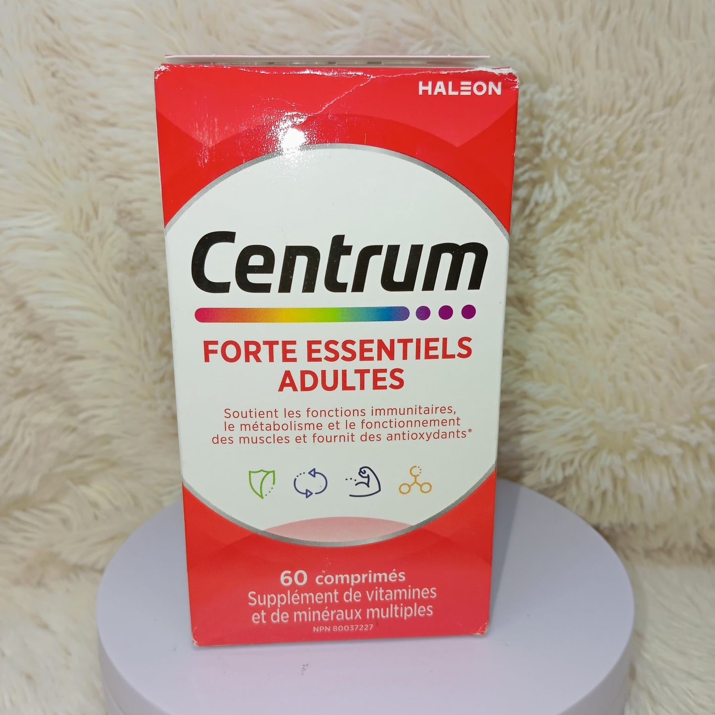 Centrum Adult Forte Essentials Mulitvitamins/Minerals Supplement for Men &amp; Women, 60 Tablets (Packaging May Vary)