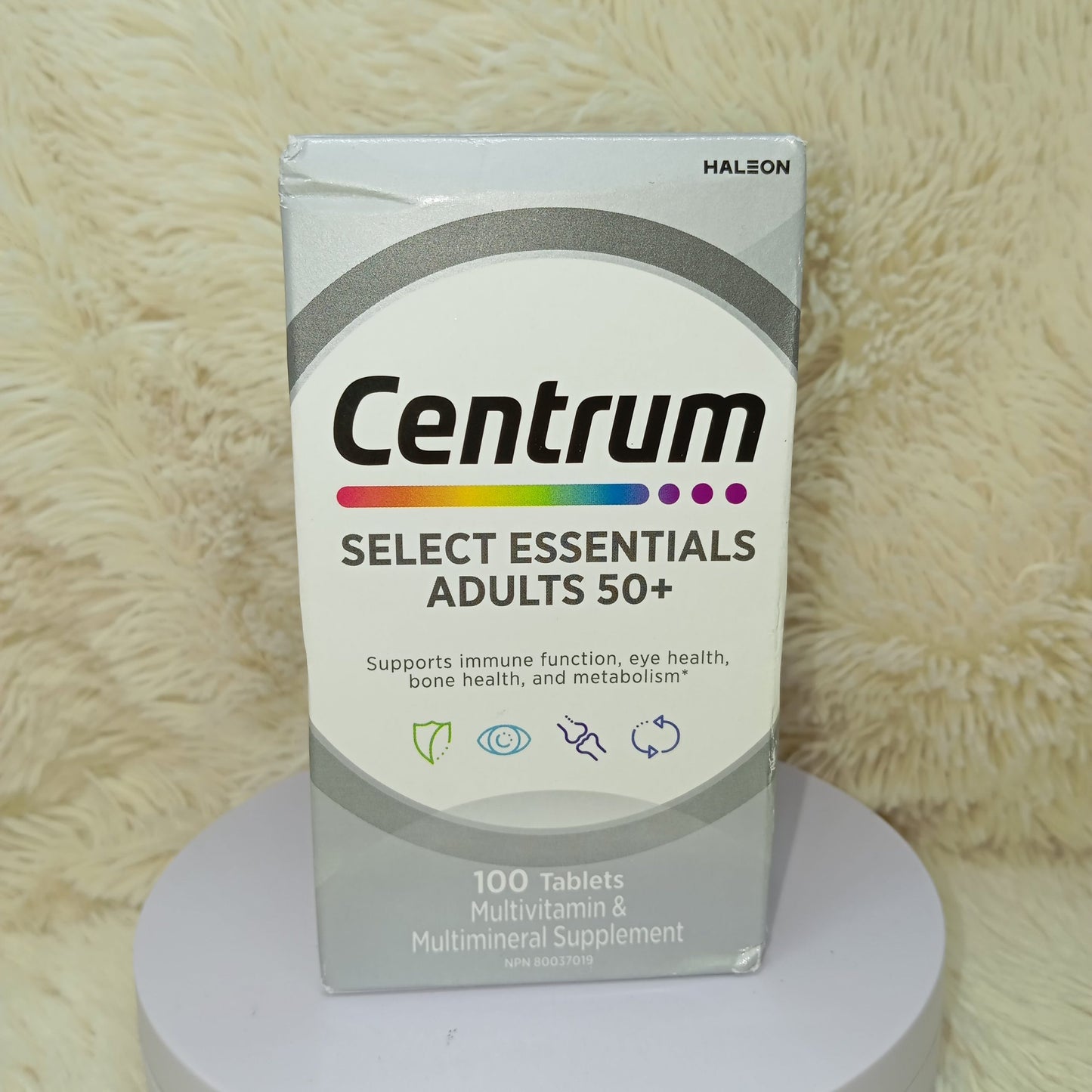 Centrum Select Essentials 50+ Multivitamin | Complete Daily Nutritional Support | 100 Tablets