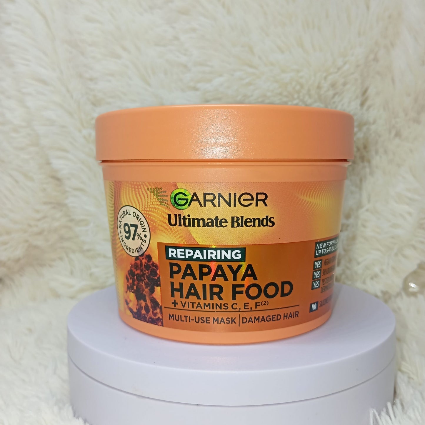 Garnier Hair Food Papaya 3-in-1 Hair Mask 390ml