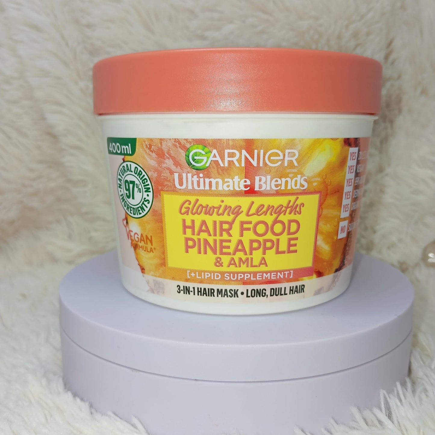 Garnier Ultimate Blends Pineapple & Amla Hair Mask 3-in-1 – 400ml