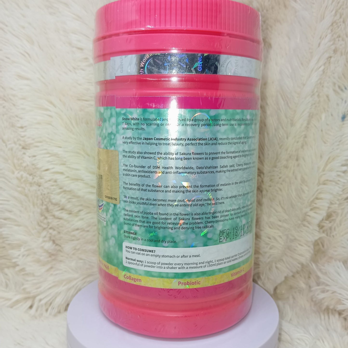 Phyto Gluta Snow White Collagen 800g