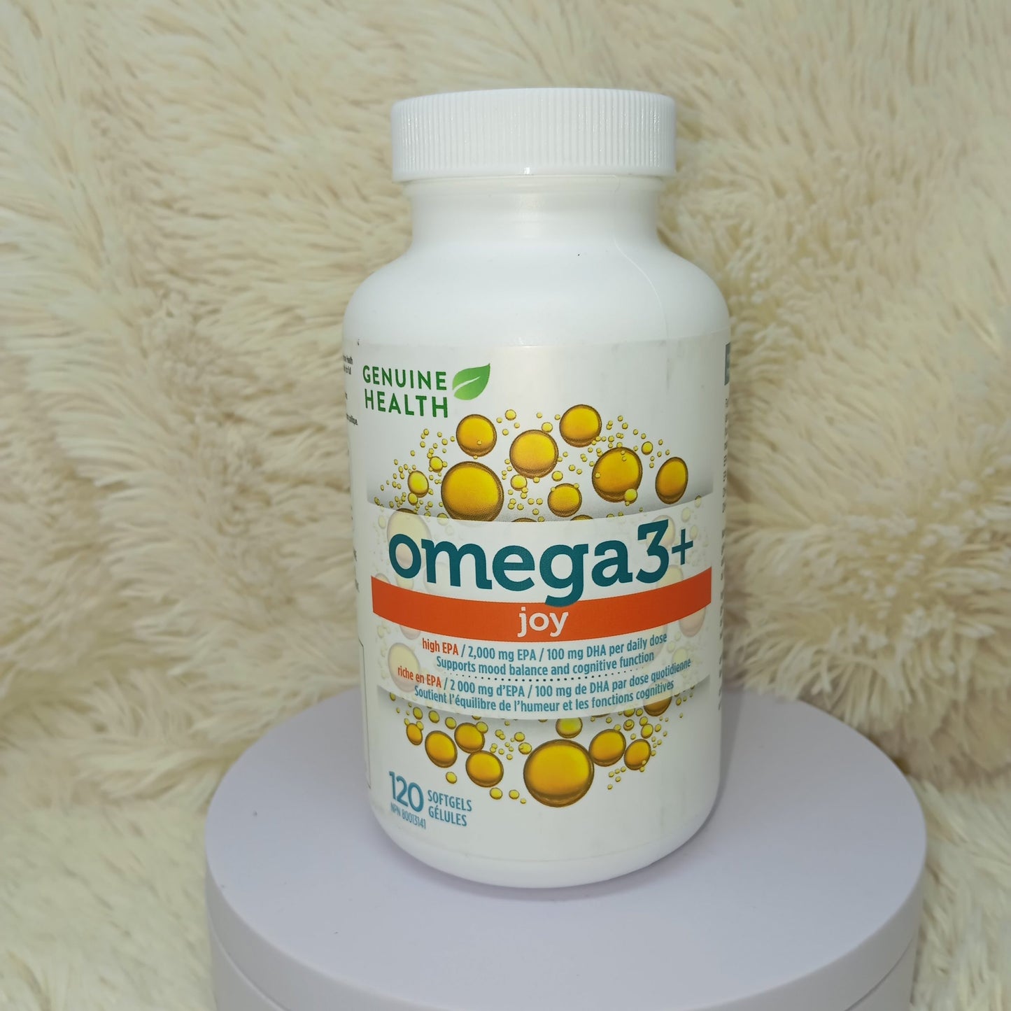 Genuine Health Omega3+ Joy – 120 Softgels
