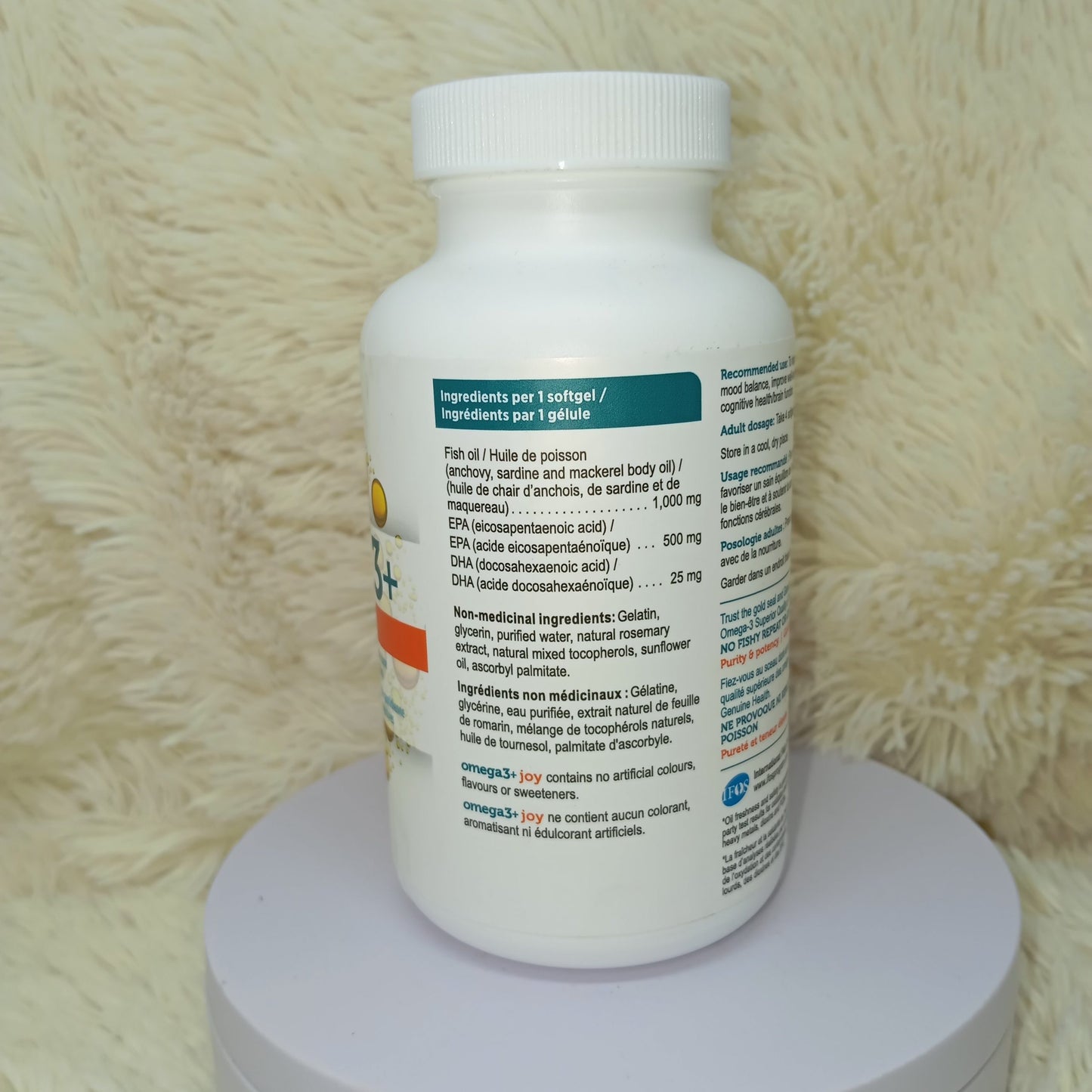 Genuine Health Omega3+ Joy – 120 Softgels