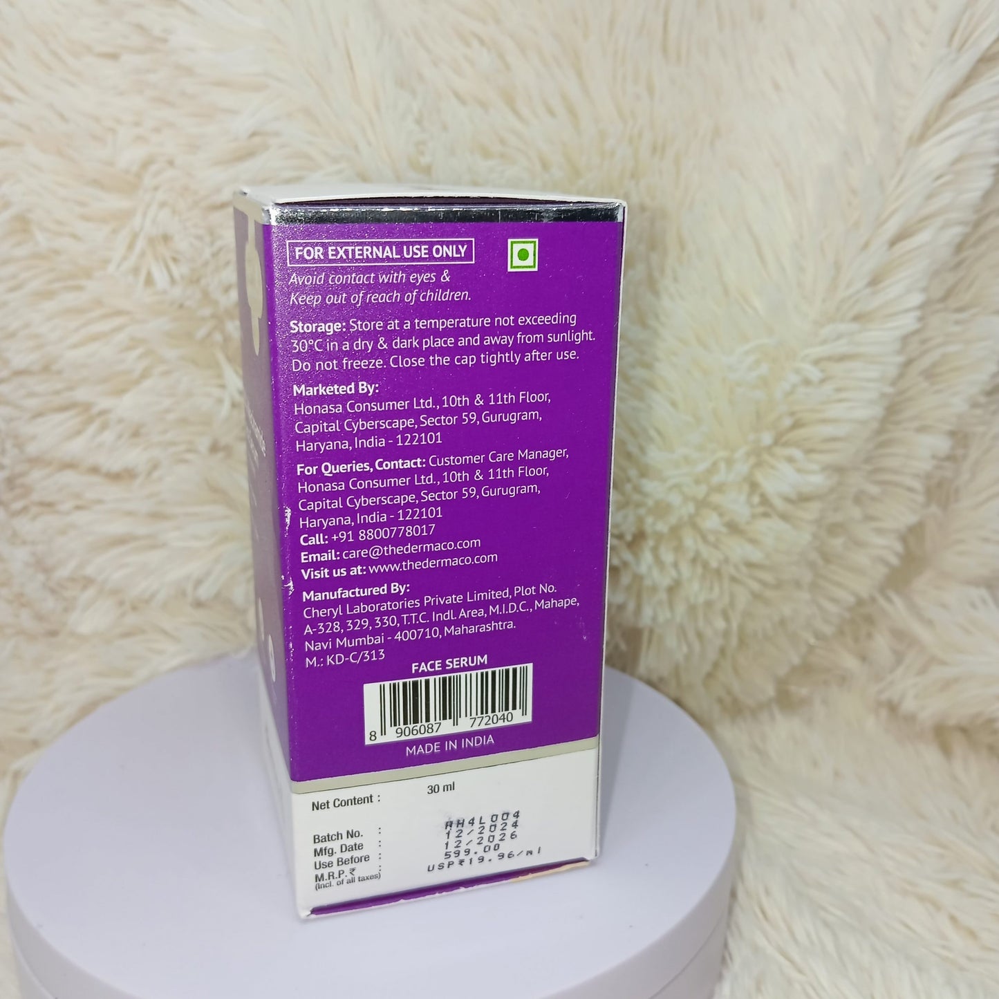 The Derma Co 10% Niacinamide Serum 30ml
