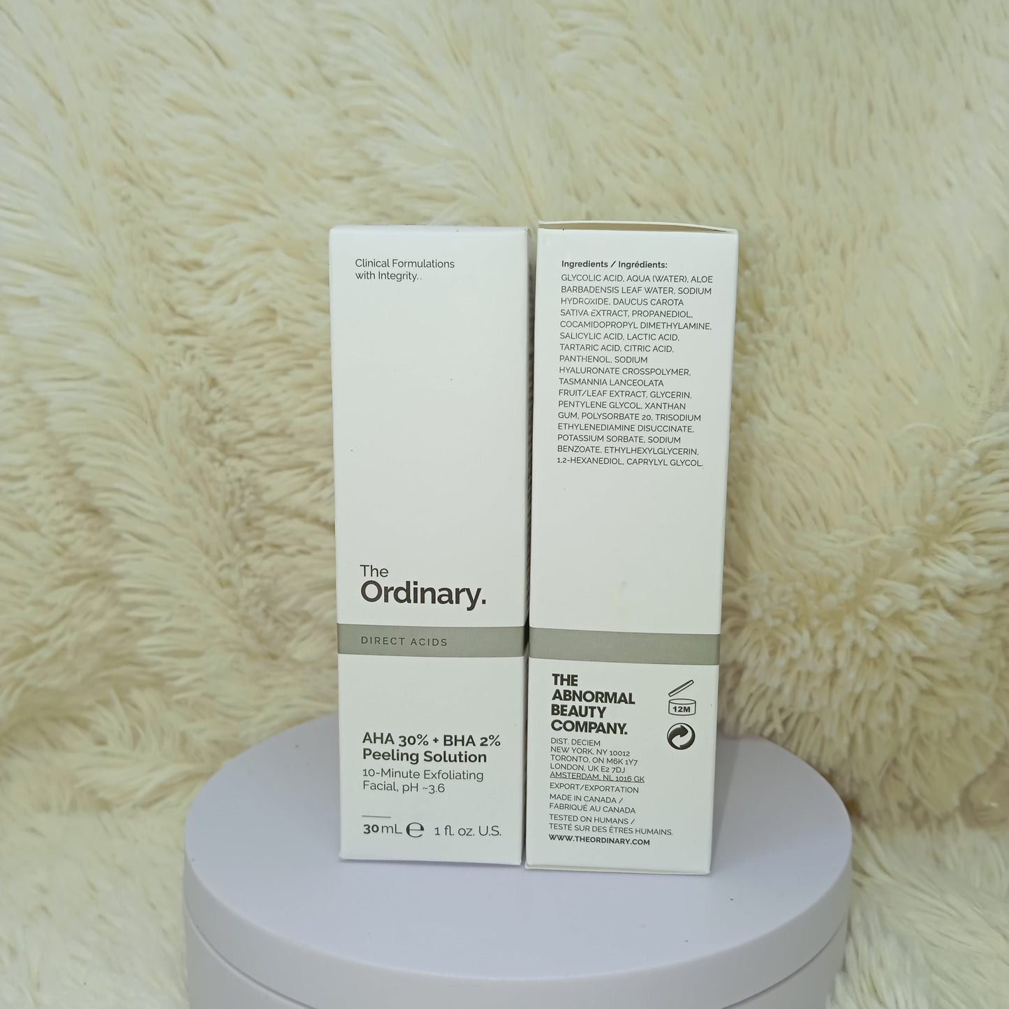 The Ordinary AHA 30% + BHA 2% Peeling Solution – 30ml