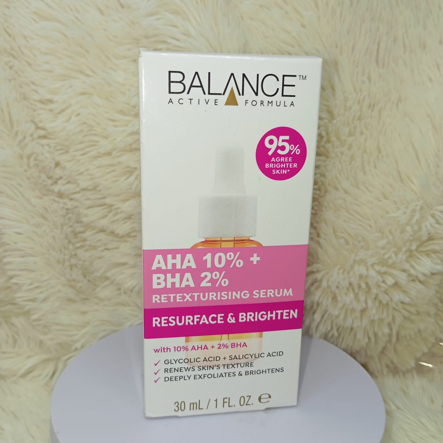 Balance AHA 10% + BHA 2% Resurfacing Serum 30ml
