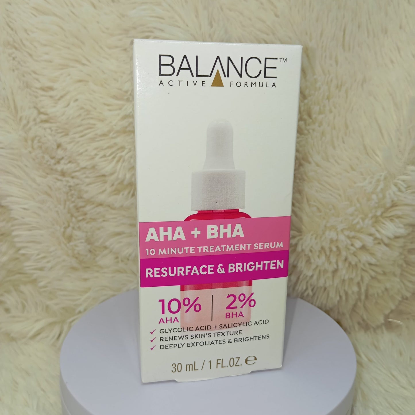 Balance AHA 10% + BHA 2% Resurfacing Serum 30ml