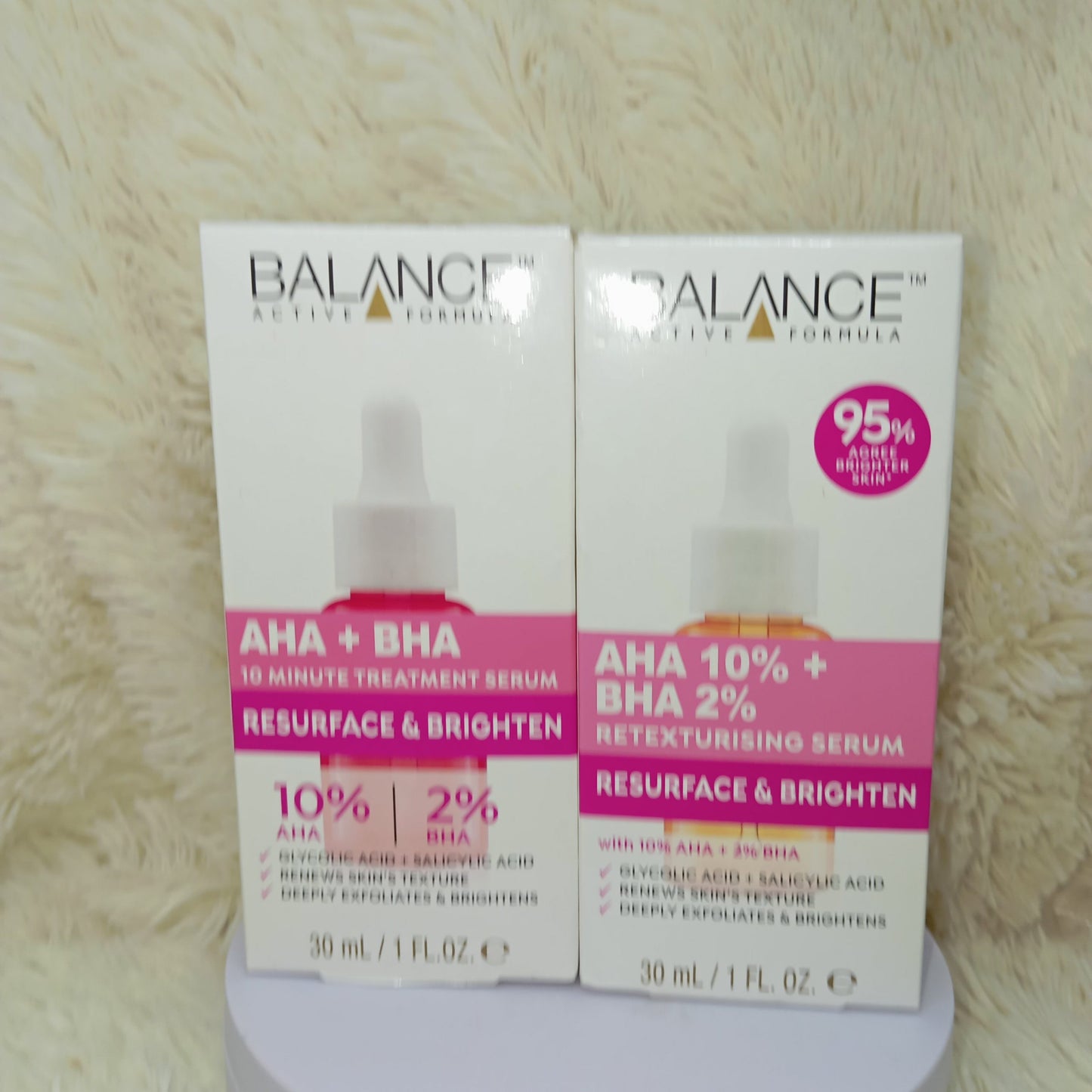 Balance AHA 10% + BHA 2% Resurfacing Serum 30ml