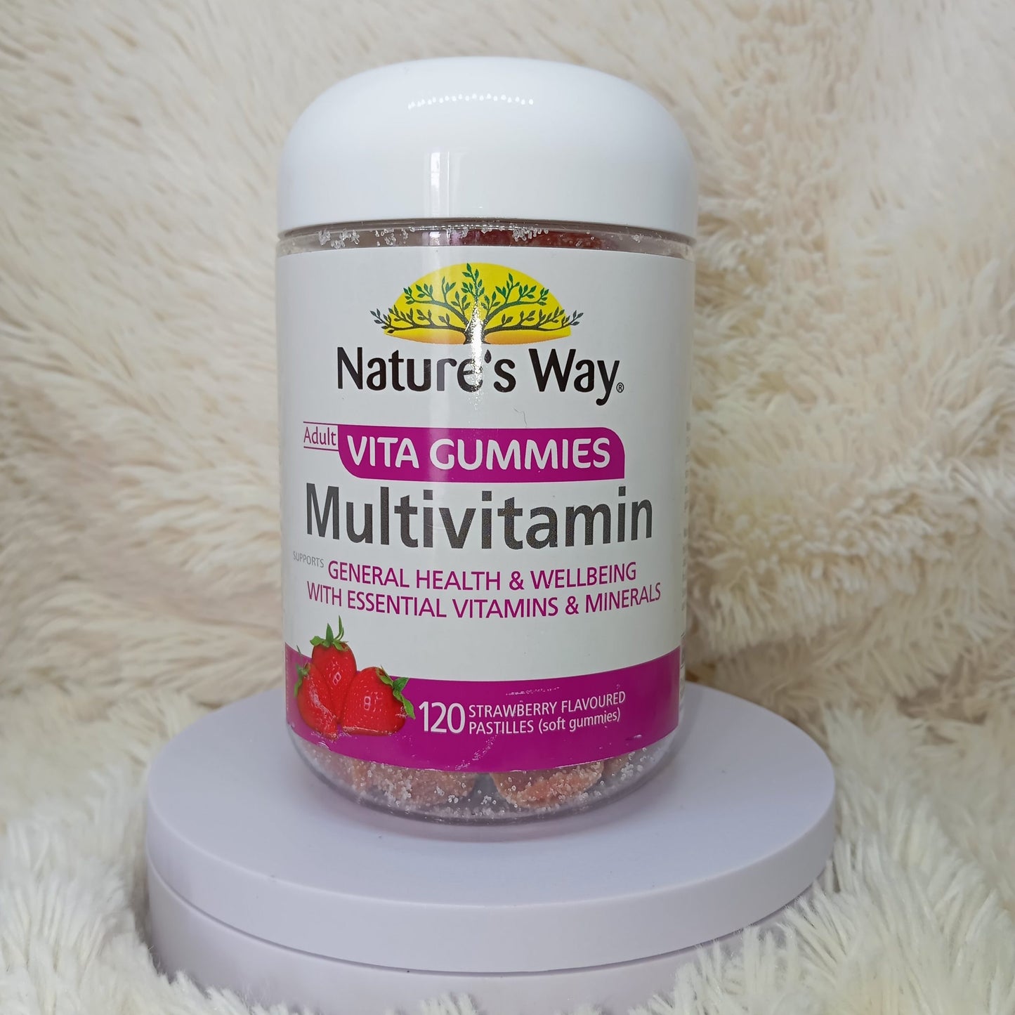 Nature’s Way Vita Gummies Adult Multivitamin – 120 Strawberry Flavoured Pastilles