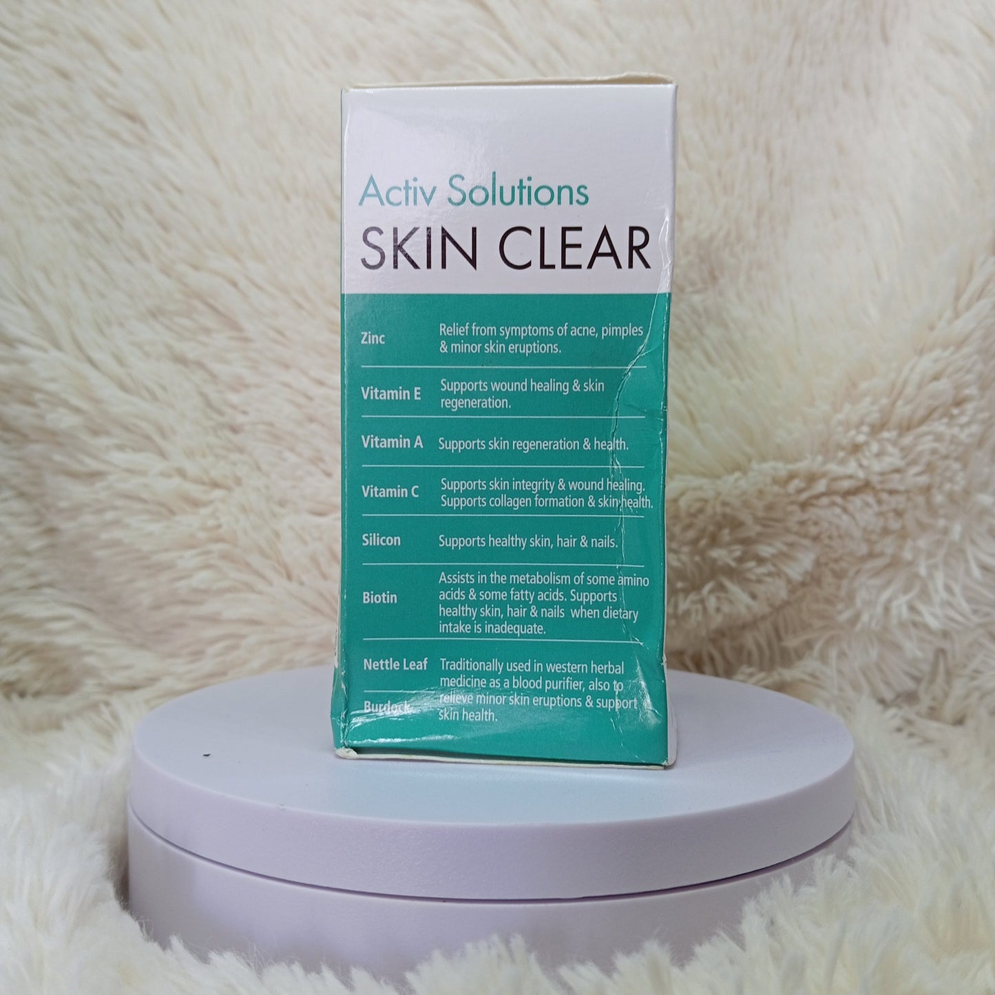 Nature’s Way Activ Solutions Skin Clear – 60 Tablets
