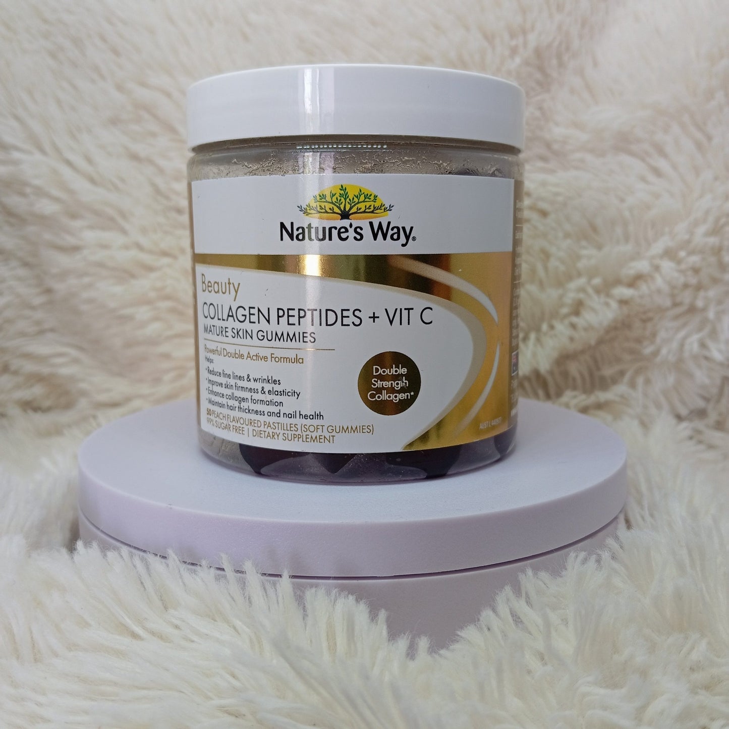 Nature’s Way Beauty Collagen Peptides + Vitamin C Gummies (50)