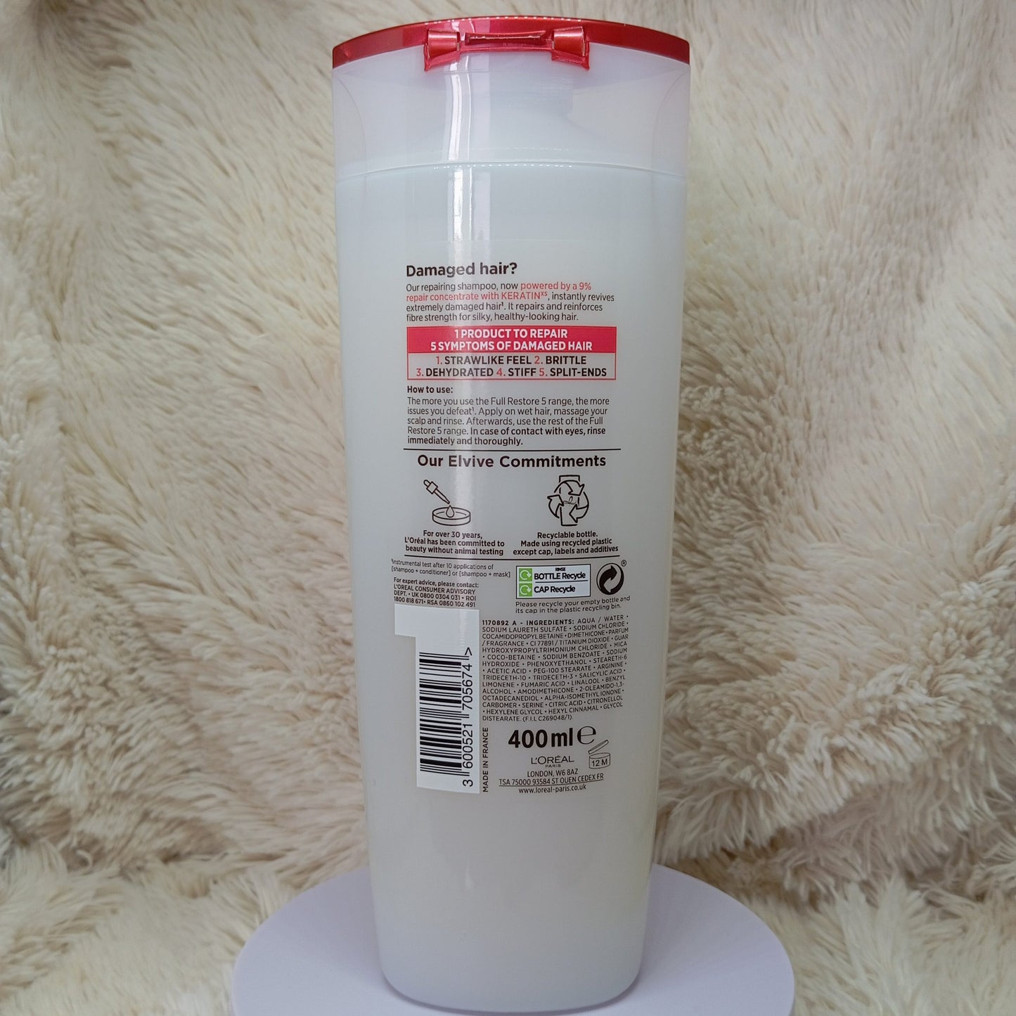 L’Oréal Elvive Full Restore 5 Shampoo 400ml