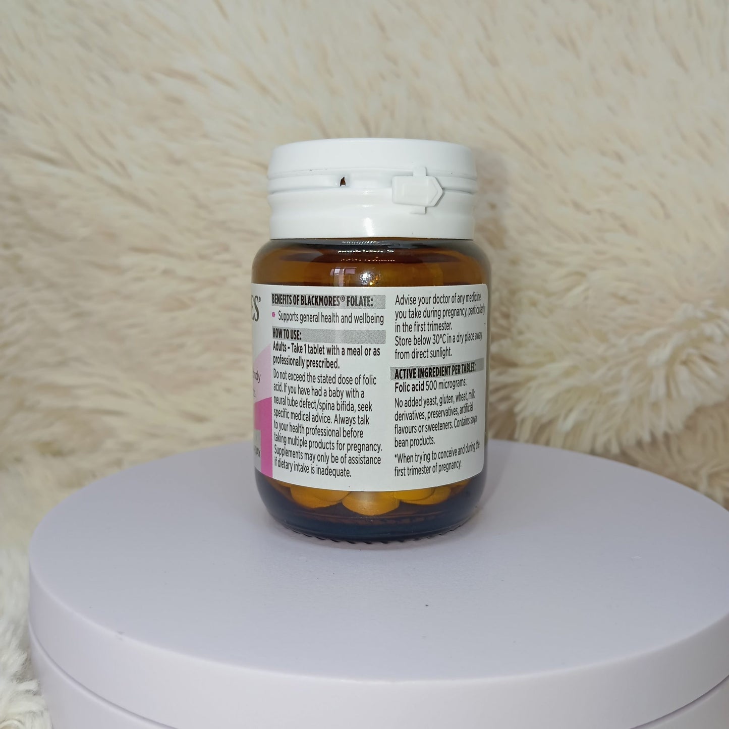 Blackmores Folate 500mcg 90 Tablets