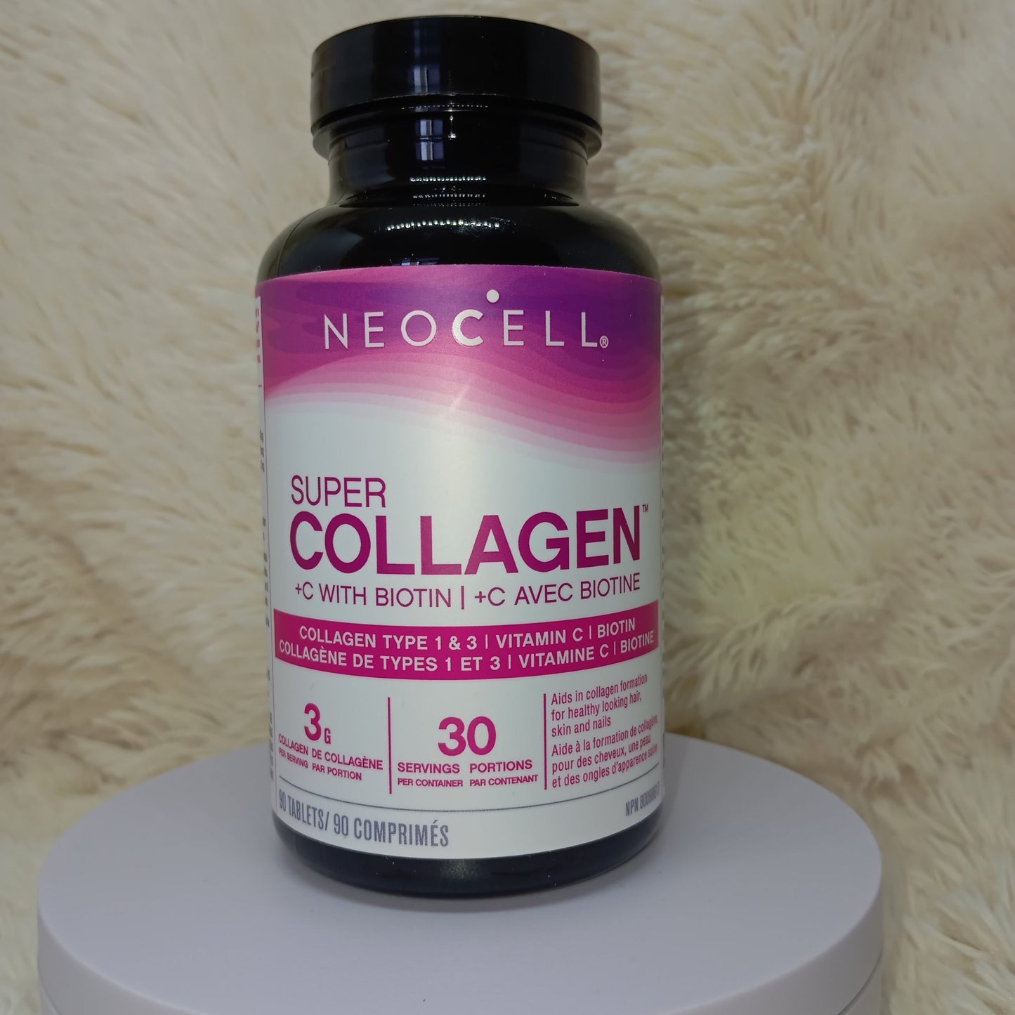 NeoCell Super Collagen +C with Biotin 90 Tablets
